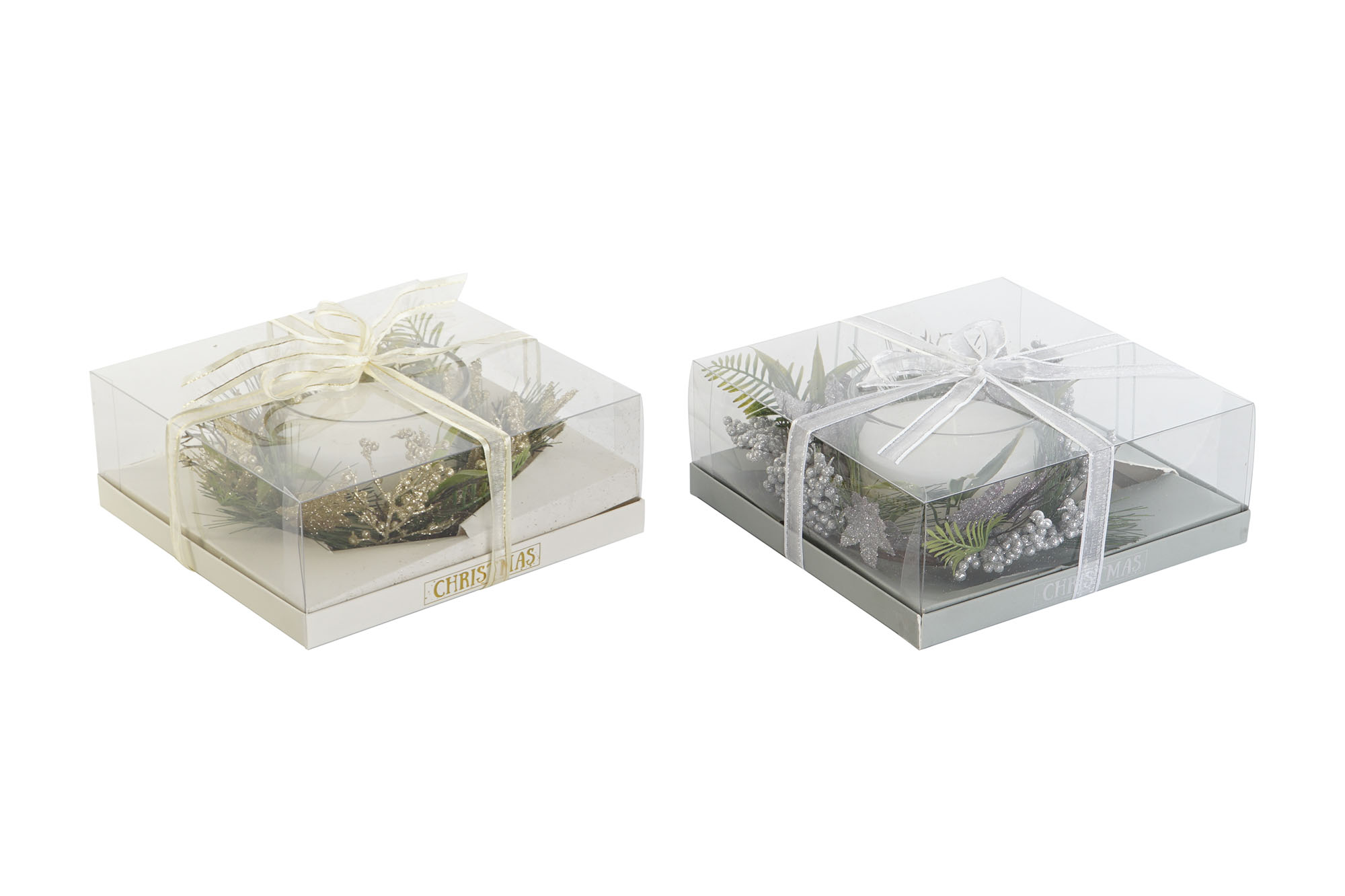 VELA CERA PARAFINA 21,5X21,5X8,5 300GR 2 SURT.