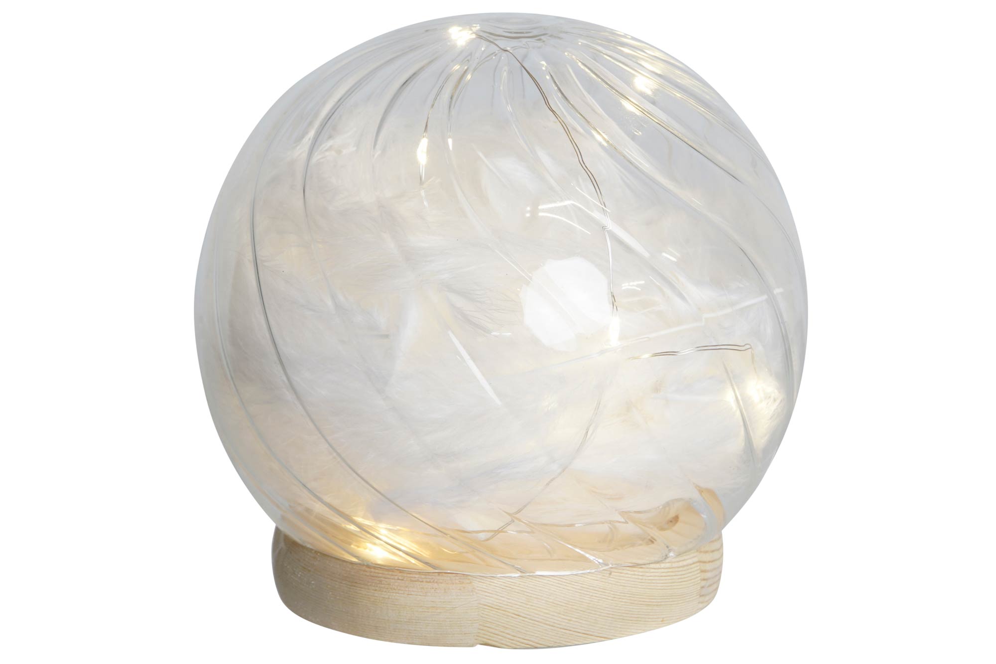 DECORACION LUMINOSA CRISTAL LED 15X15X15