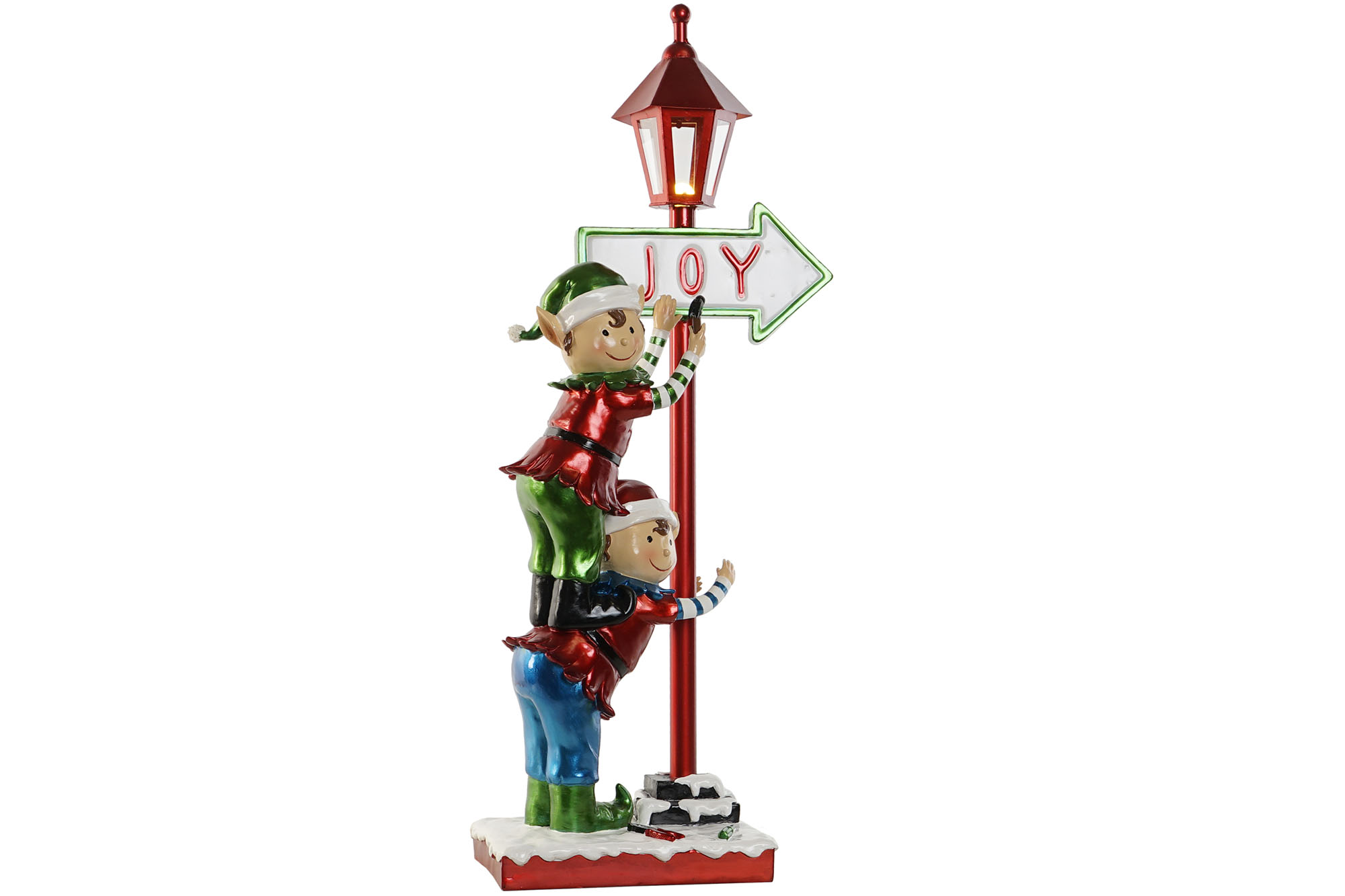 FIGURA LED RESINA 35X28,5X81 FAROLA ELFO