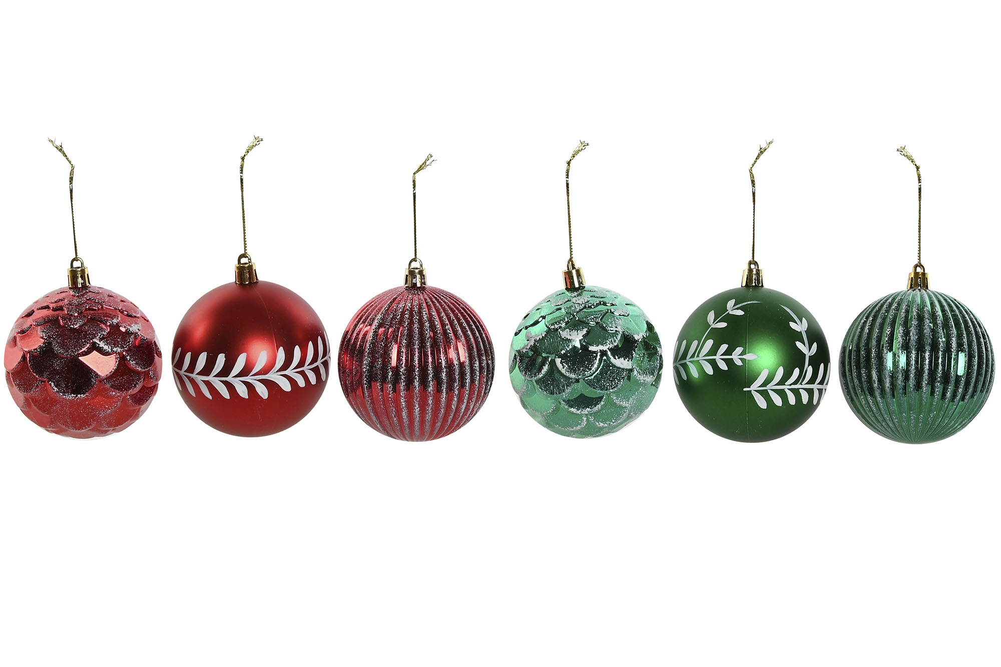BOLA DECORACION SET 12 PVC 16X16X24 2 SURT.