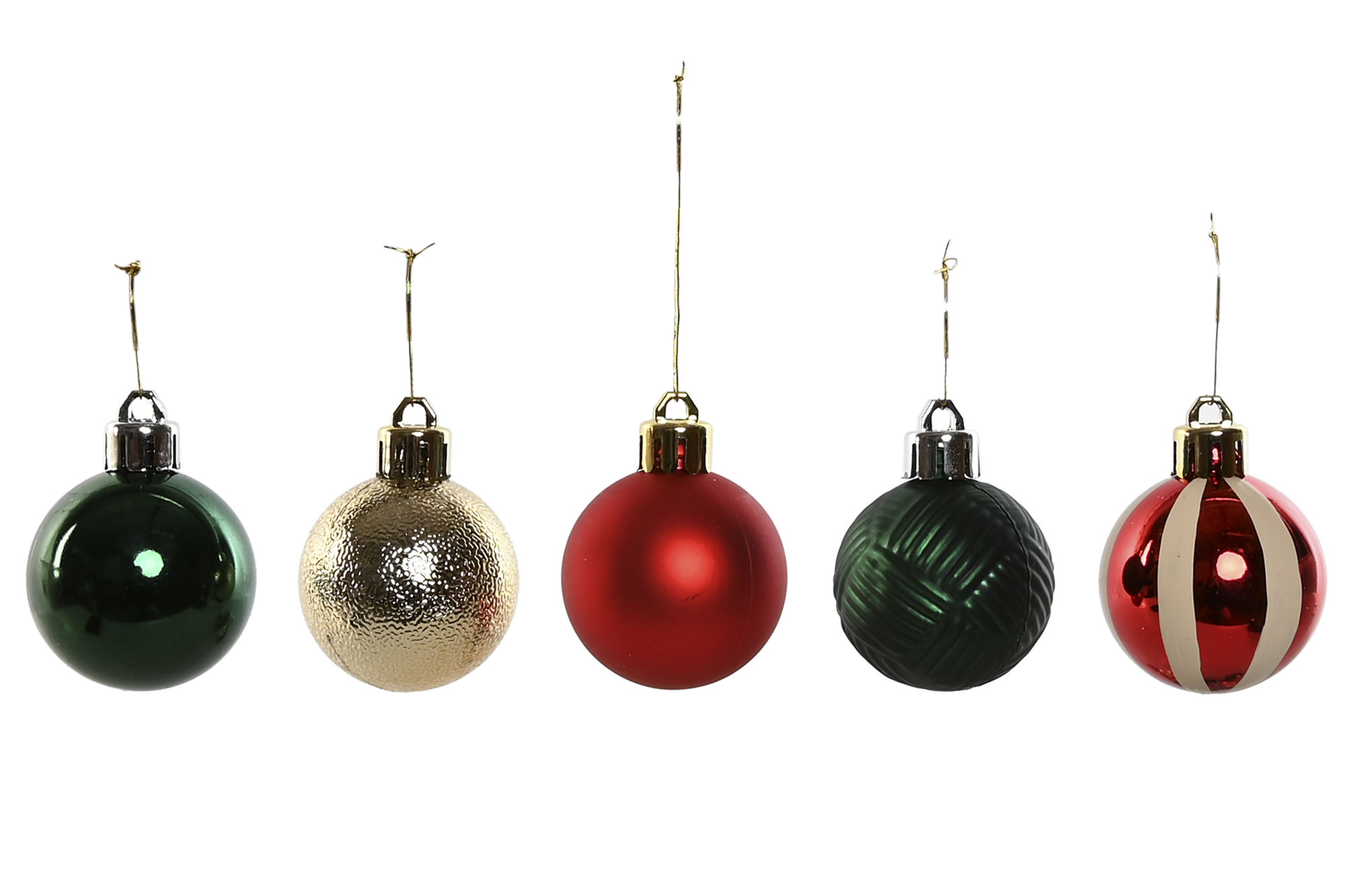 BOLA DECORACION SET 20 PE 27X4X26 4CM VERDE