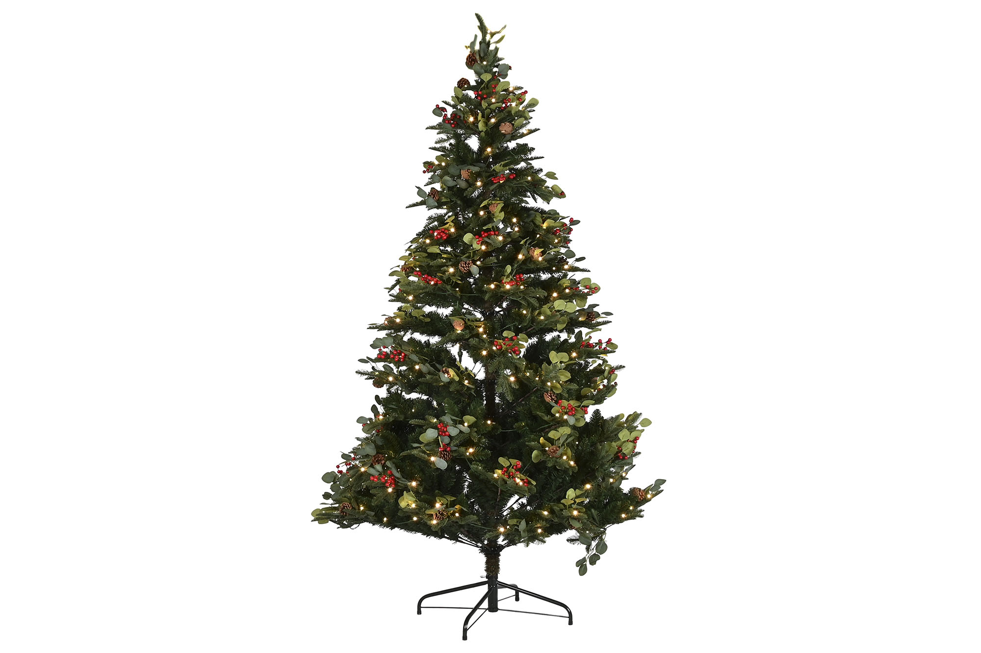 ARBOL LED PVC 144X144X240 EUCALIPTO VERDE