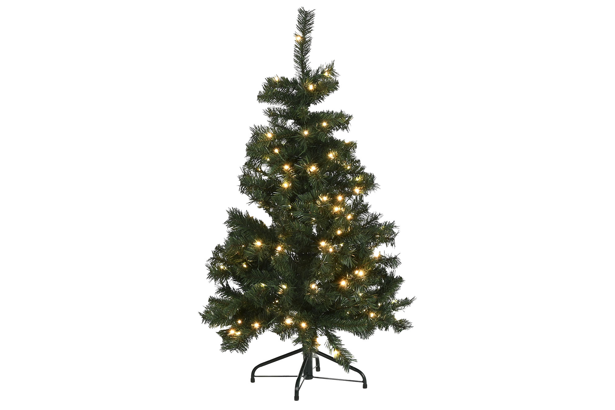 ARBOL LED PVC 76X76X120 130L 235 RAMAS VERDE