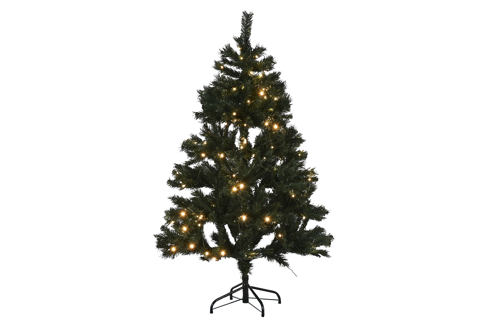 ARBOL LED PVC 93X93X150 180L 384 RAMAS VERDE