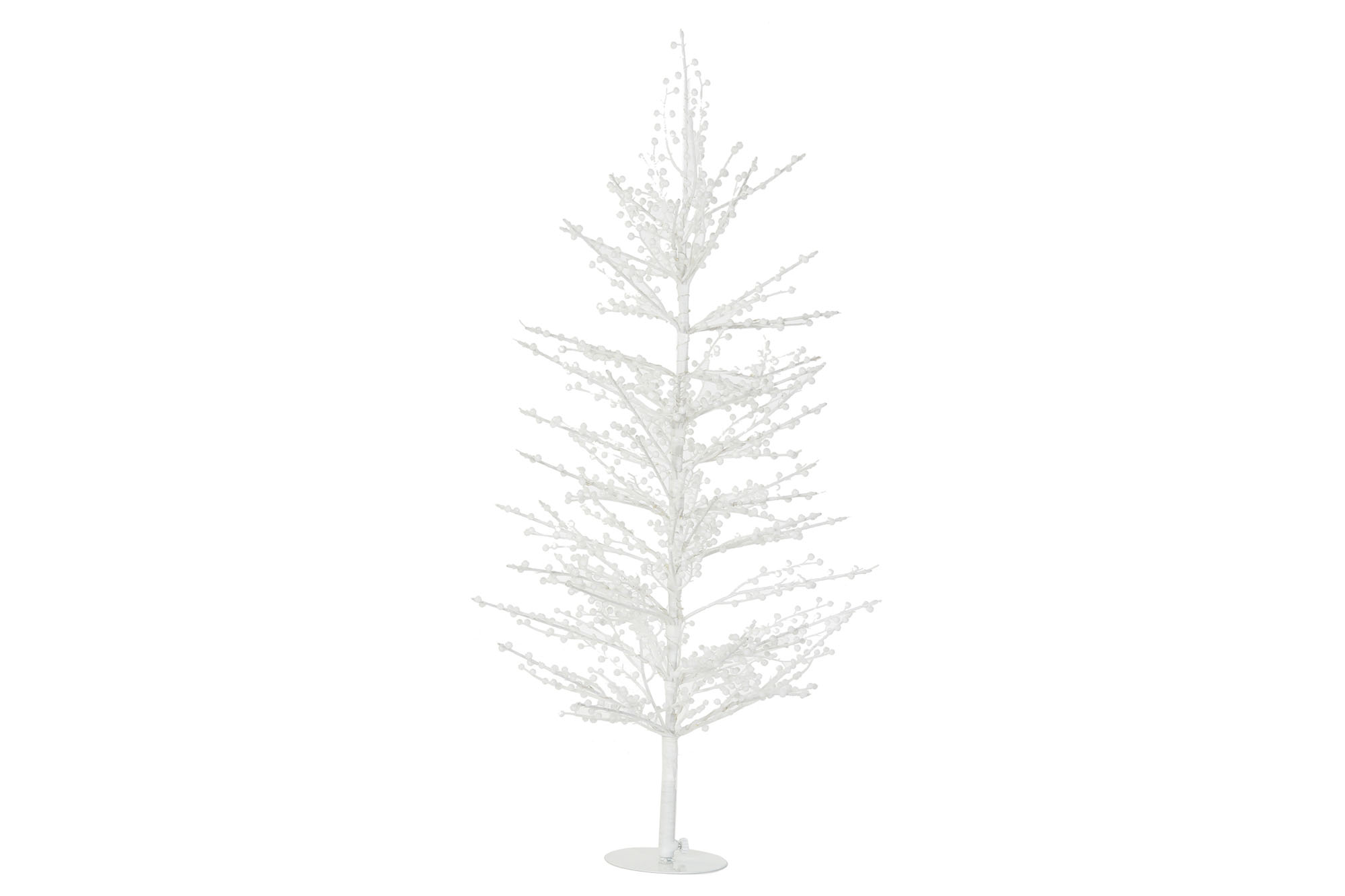 ARBOL LED METAL 45X45X90 56L, BLANCO