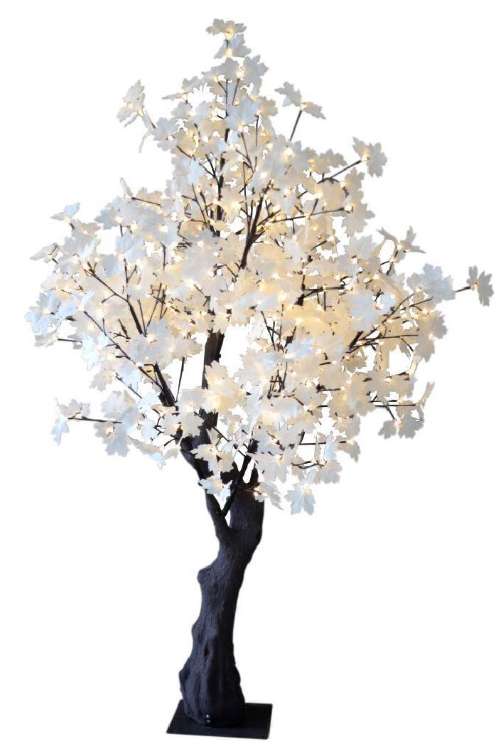 ARBOL LED METAL 100X100X200 576LEDS ARCE BLANCO