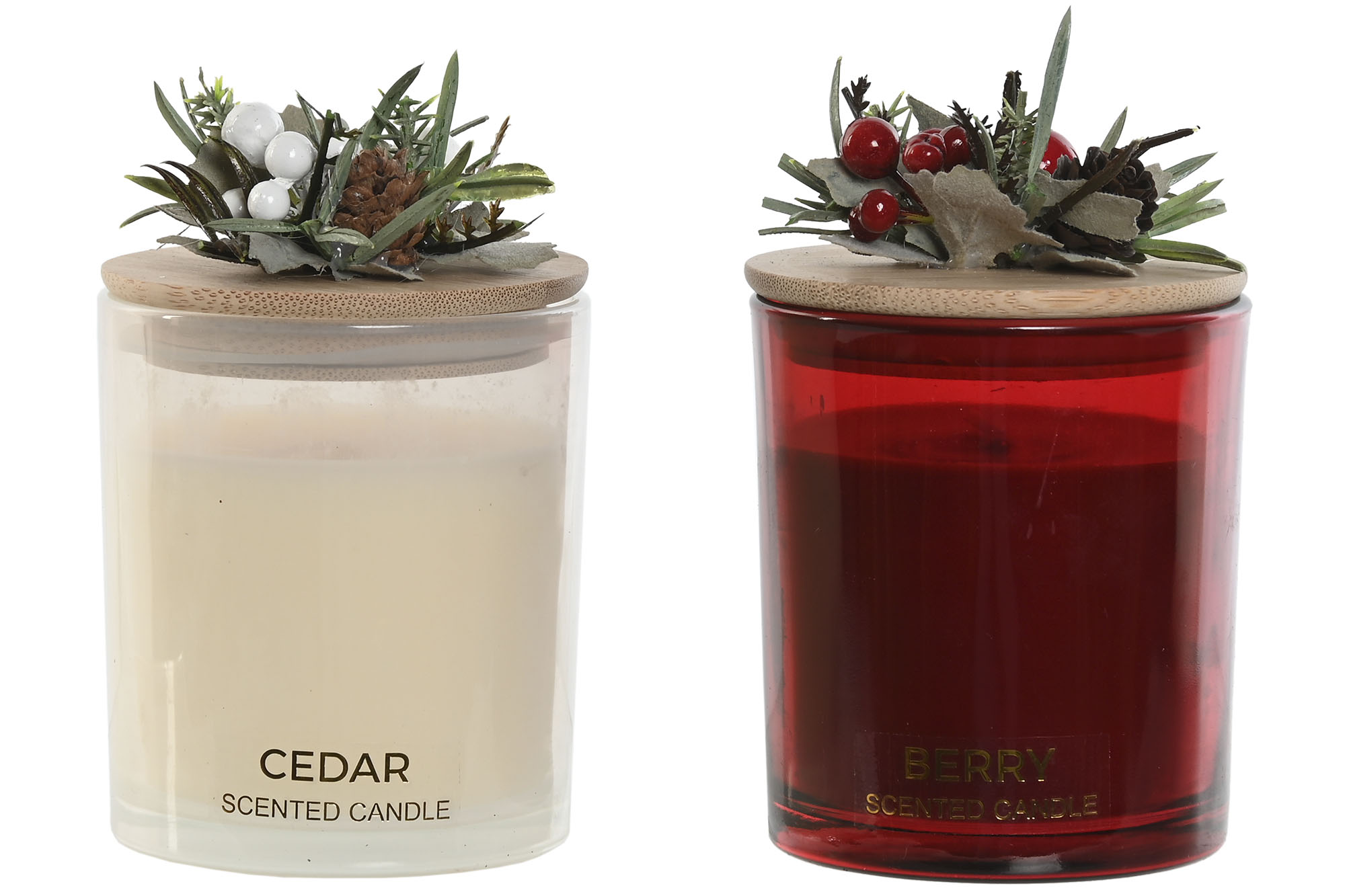 VELA CERA PARAFINA CRISTAL 8X8X12,5 2 SURT.