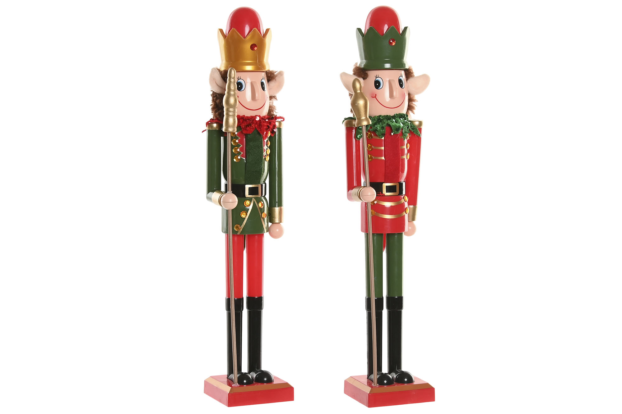 FIGURA PLASTICO 11X10X54 ELFO CASCANUECES 2 SURT.