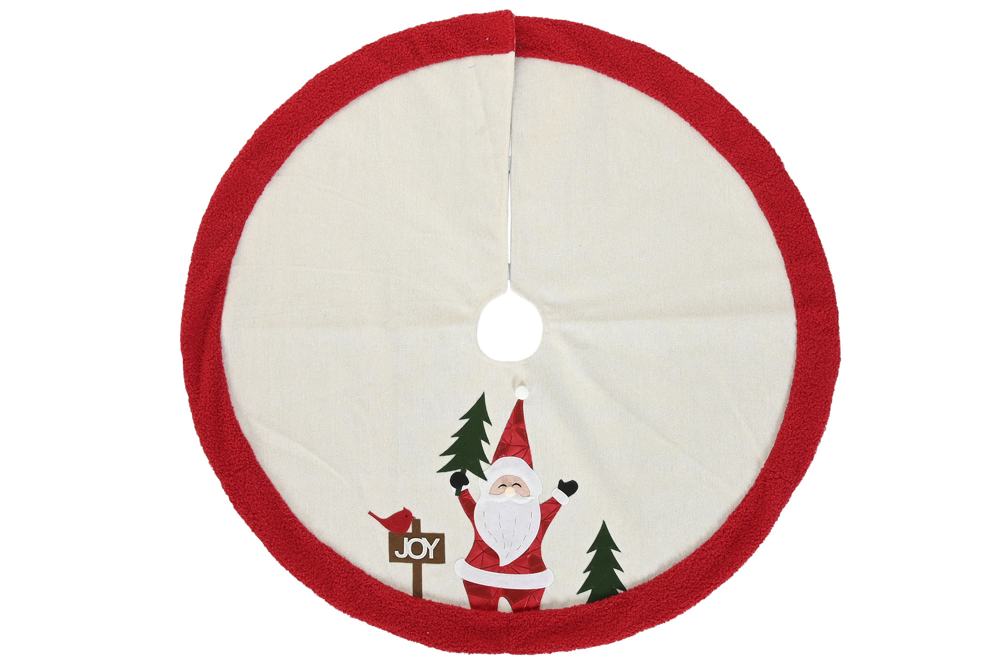 BASE ARBOL POLIESTER 90X90X2 CREMA