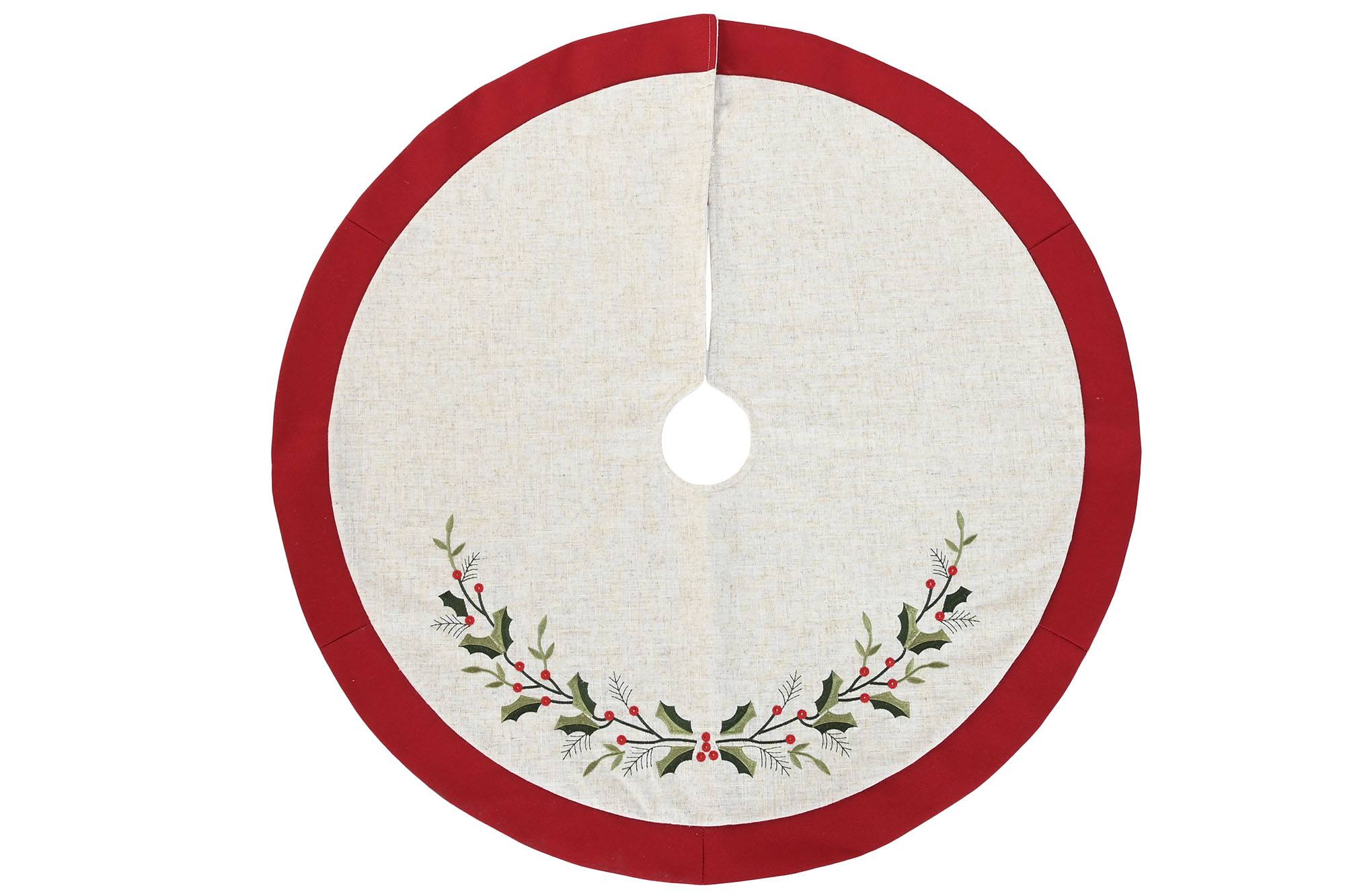 BASE ARBOL POLIESTER 90X90X2 ROJO