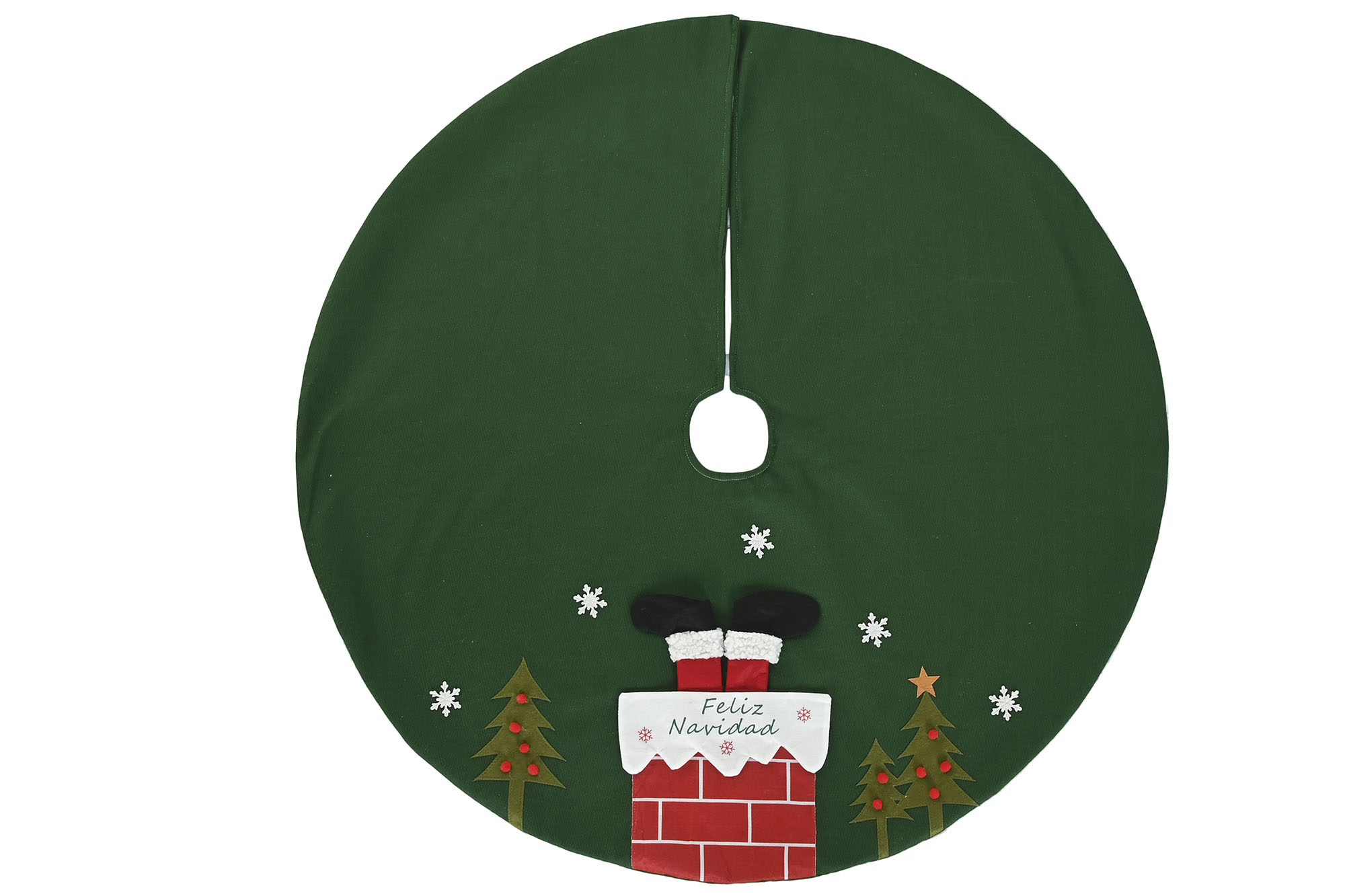 BASE ARBOL POLIESTER 105X105X2 VERDE