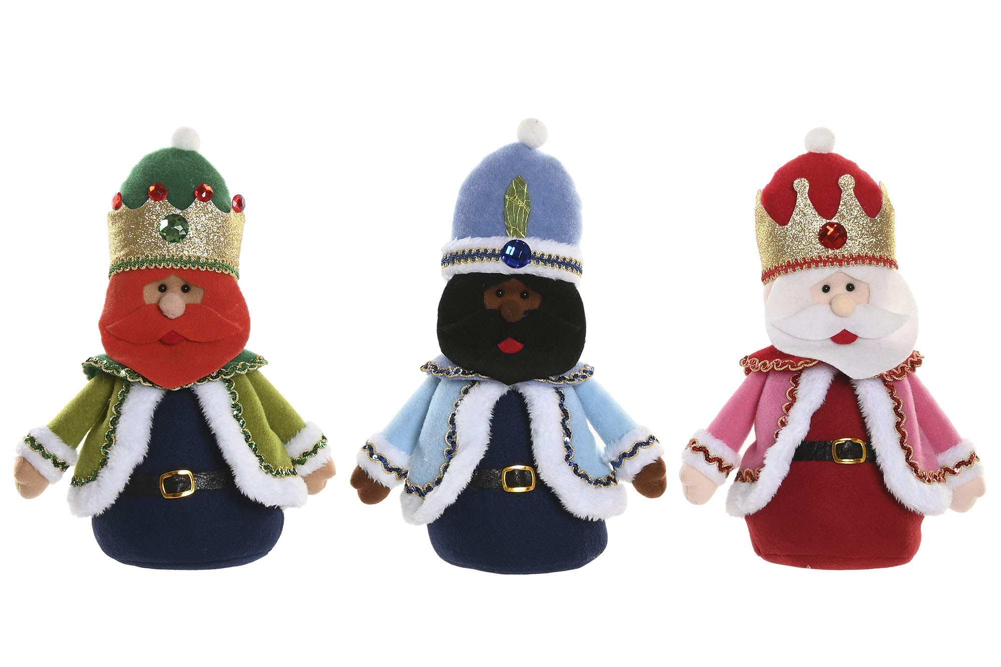 FIGURA POLIESTER 25X14X38 REYES MAGOS 3 SURT.