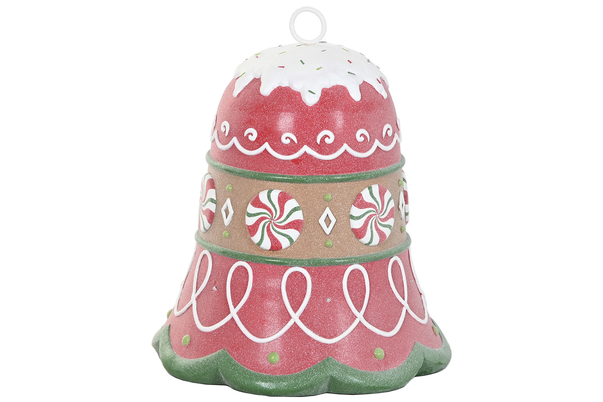 FIGURA LED RESINA 50X50X61 CAMPANA MULTICOLOR