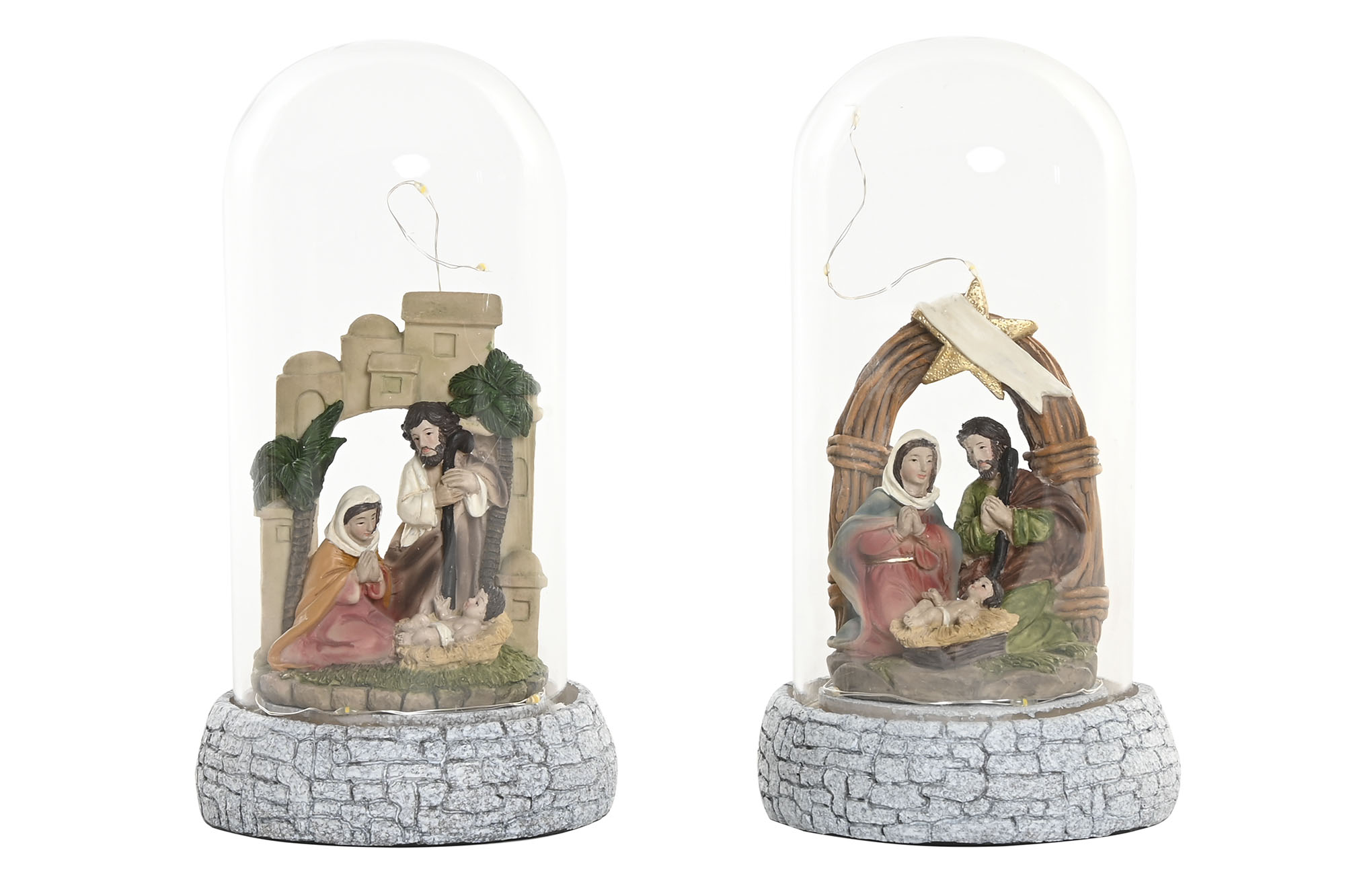 NACIMIENTO LED CRISTAL 10X10X21 2 SURT.