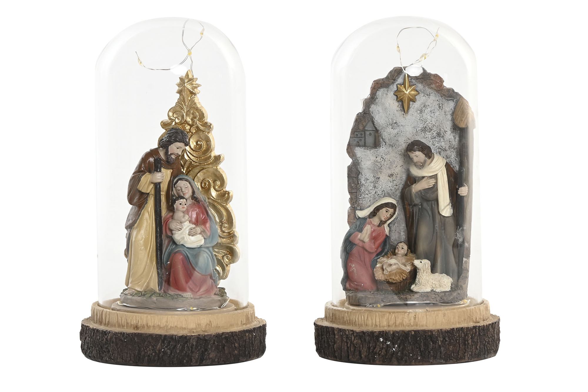 NACIMIENTO LED CRISTAL 10X10X21 2 SURT.
