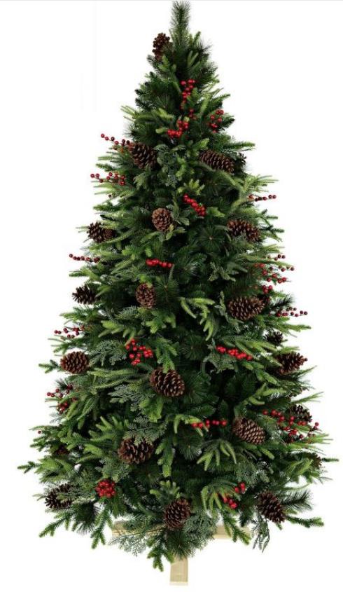 ARBOL LED PE 91X91X150 180L 593 RAMAS VERDE