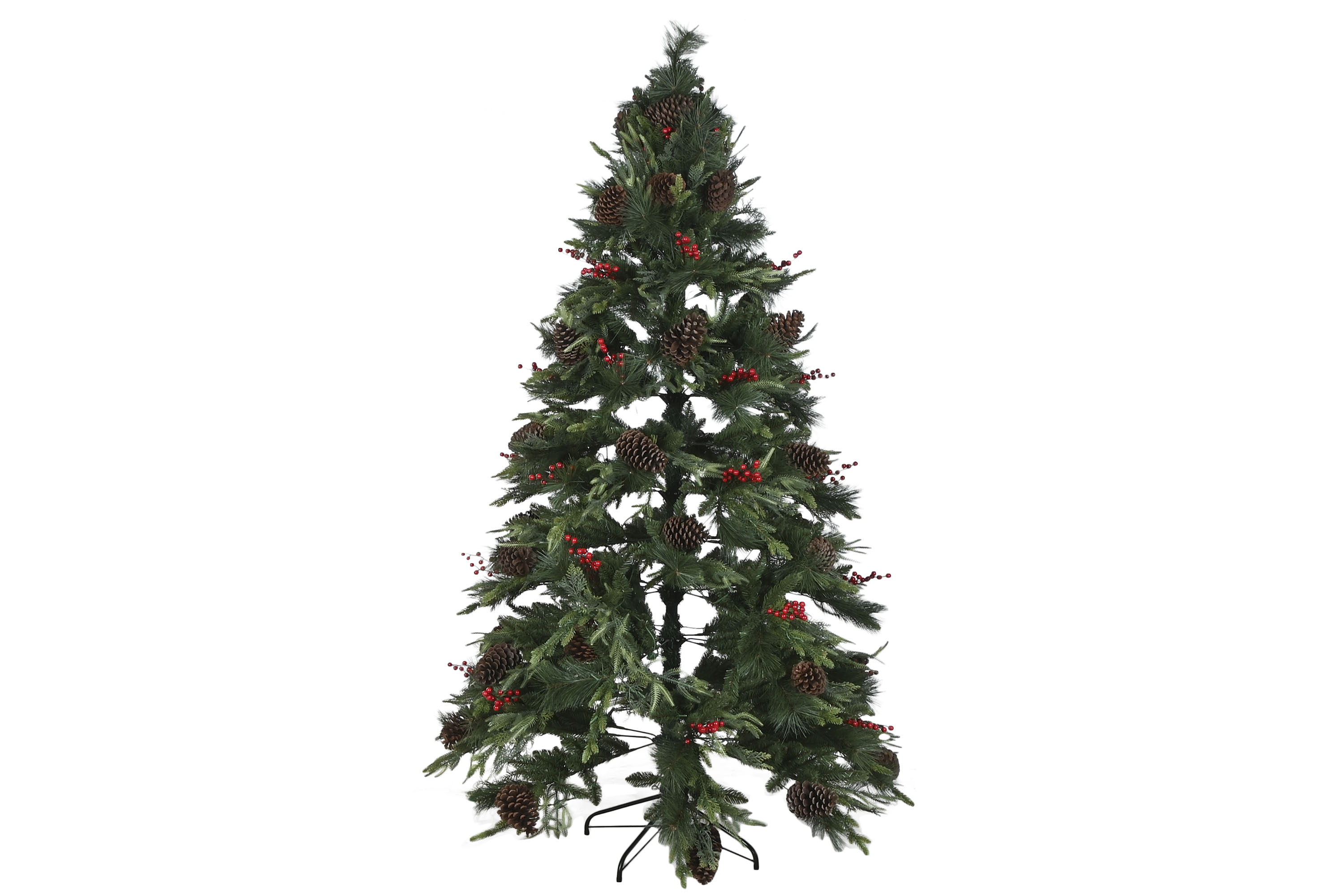 ARBOL LED PVC 120X120X210 360L 1129 RAMAS VERDE