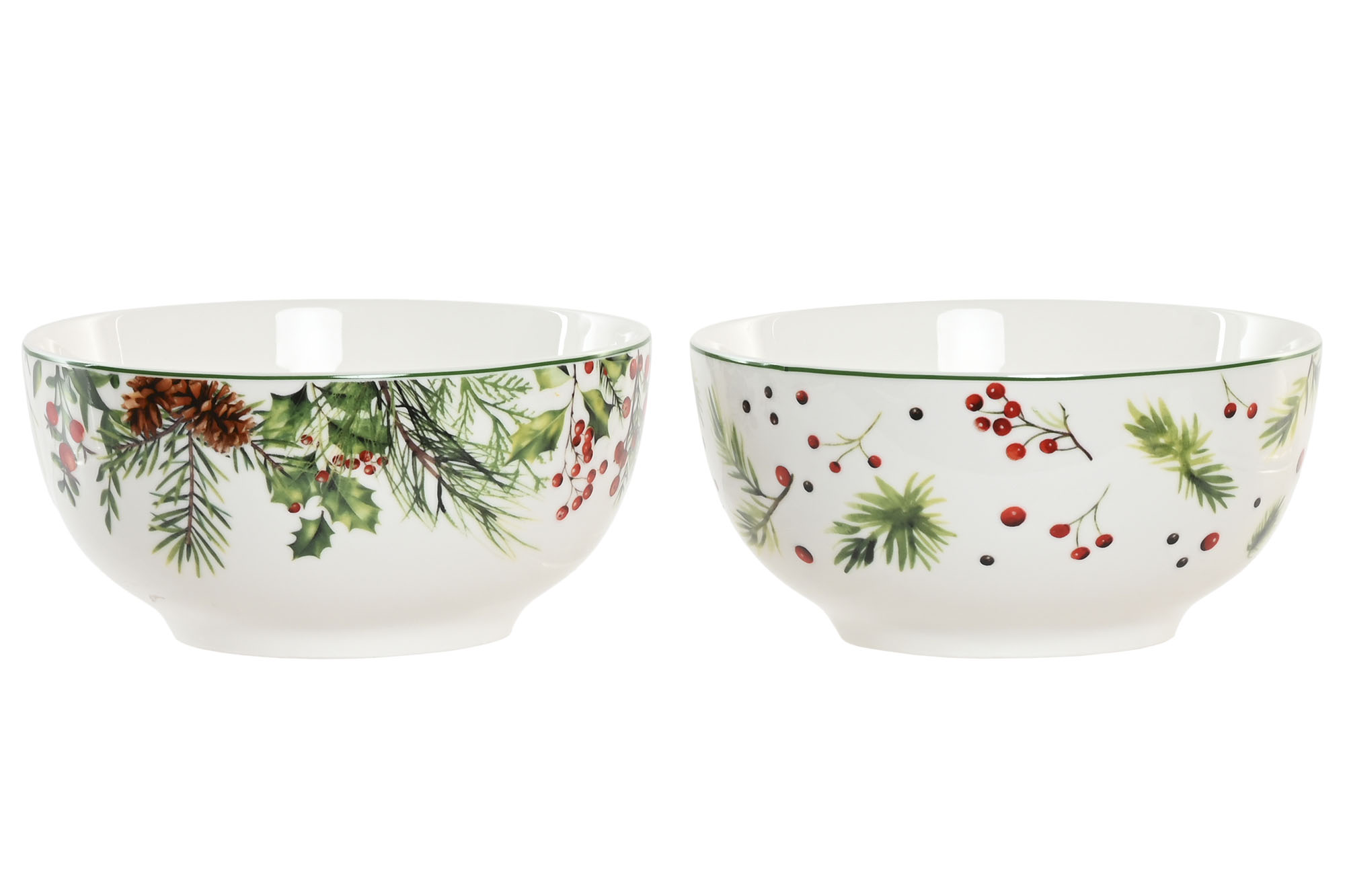 BOL PORCELANA 14X14X7 ACEBO 2 SURT.