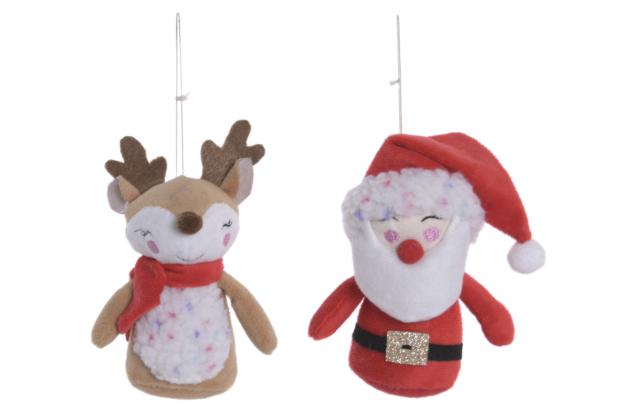 DECORACION COLGANTE POLIESTER 11X5X13 2 SURT.
