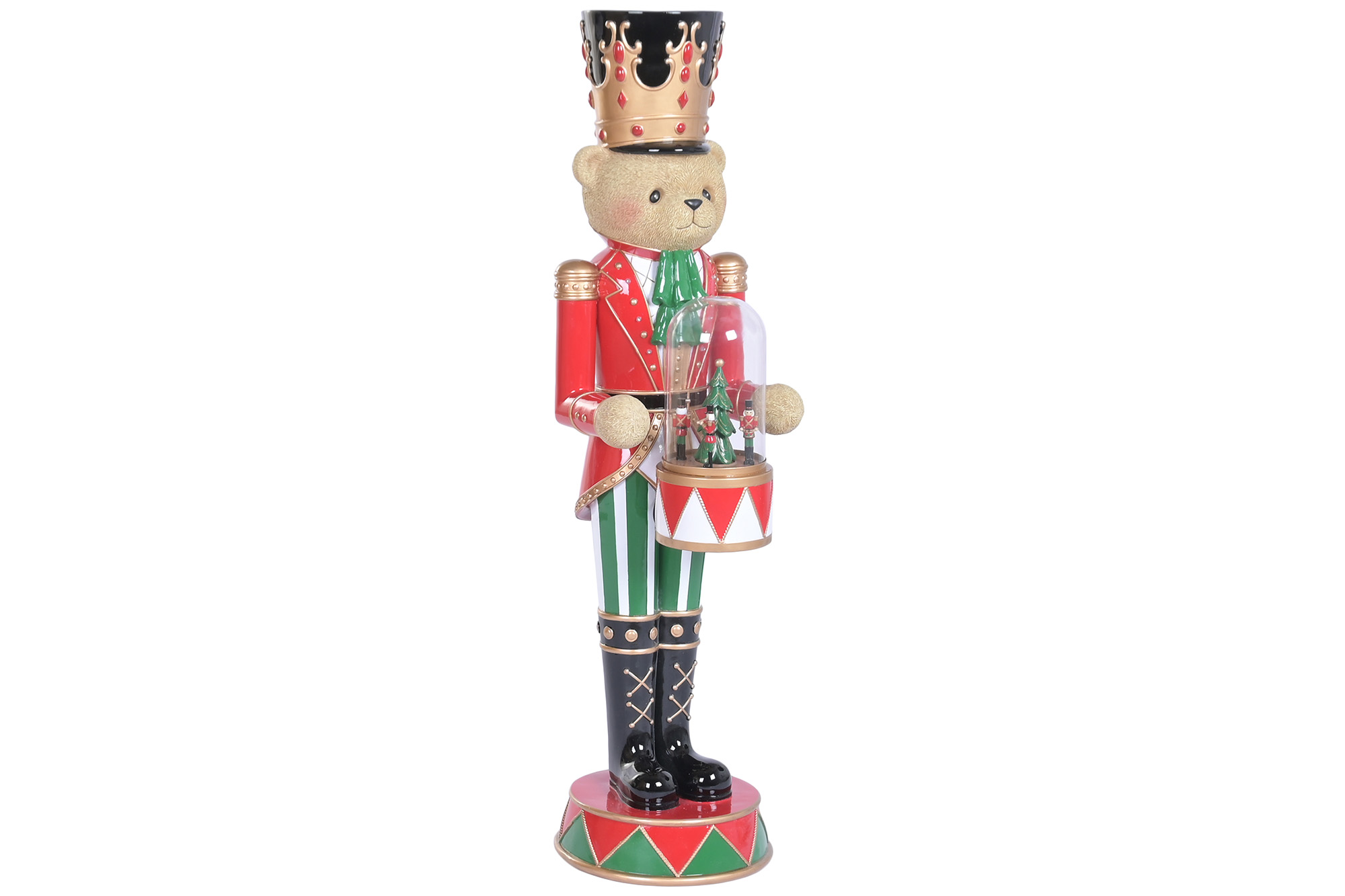 FIGURA LED RESINA 28X33X108 MOVIMIENTO MUSICAL