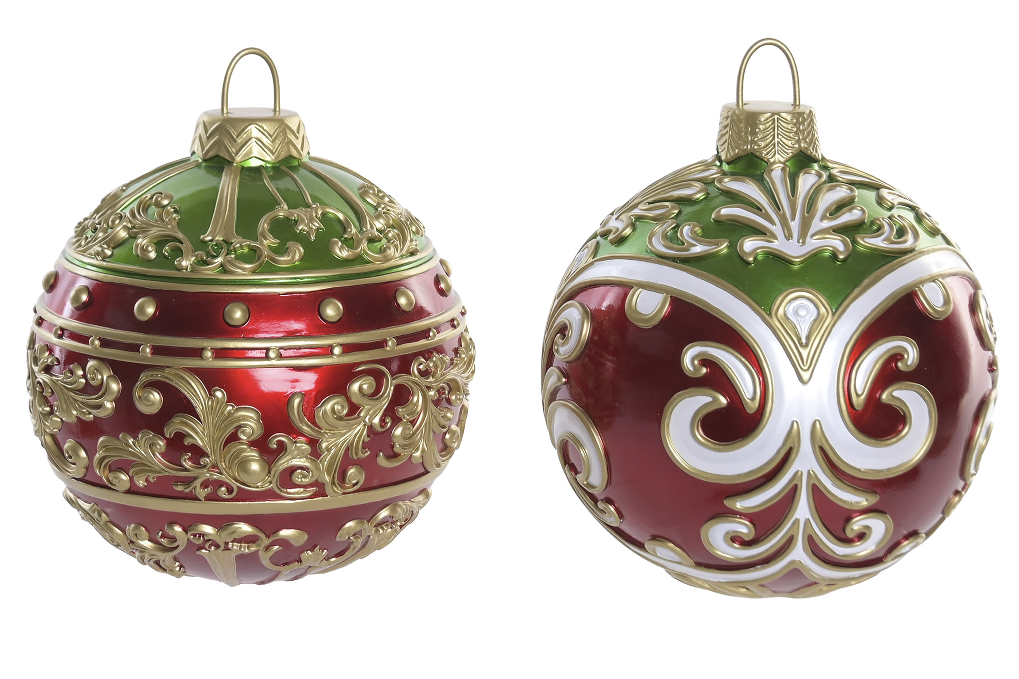DECORACION RESINA 22X22X26 BOLA 2 SURT.