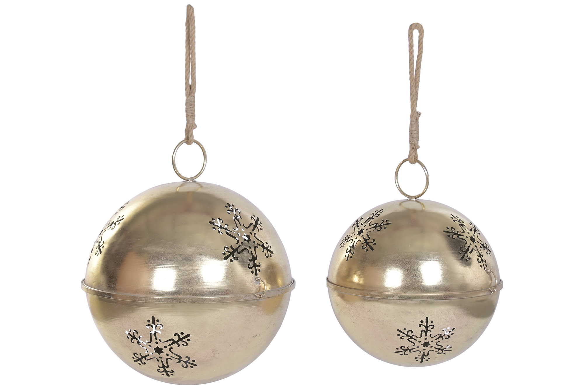 DECORACION COLGANTE SET 2 METAL 62X62X72 35 cm cue