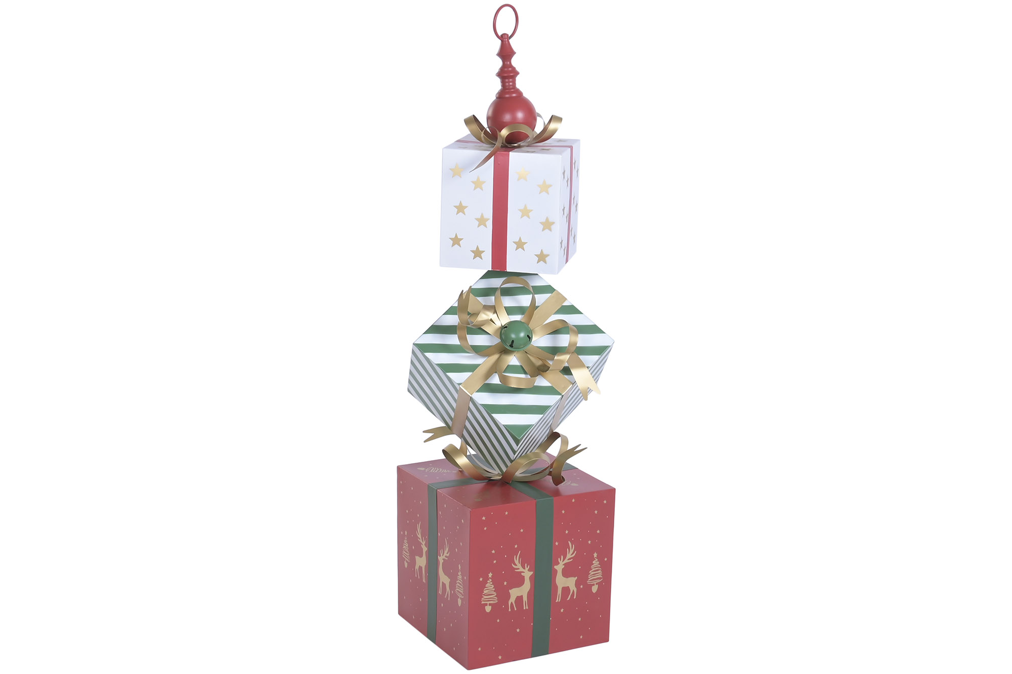 DECORACION METAL 46,5X41X123,5 REGALO MULTICOLOR