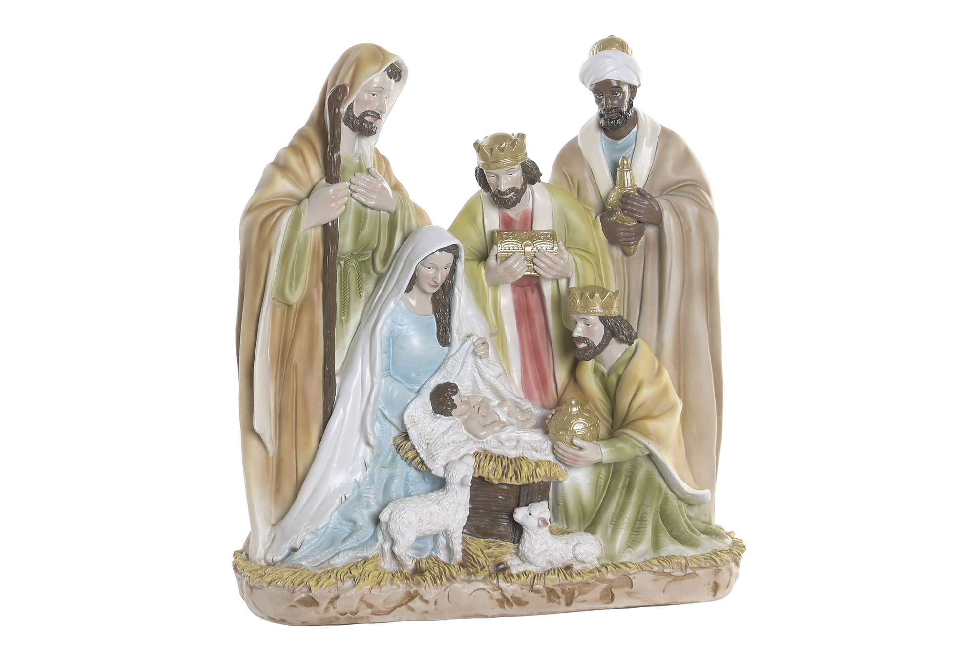 NACIMIENTO RESINA 71X14X40 MULTICOLOR