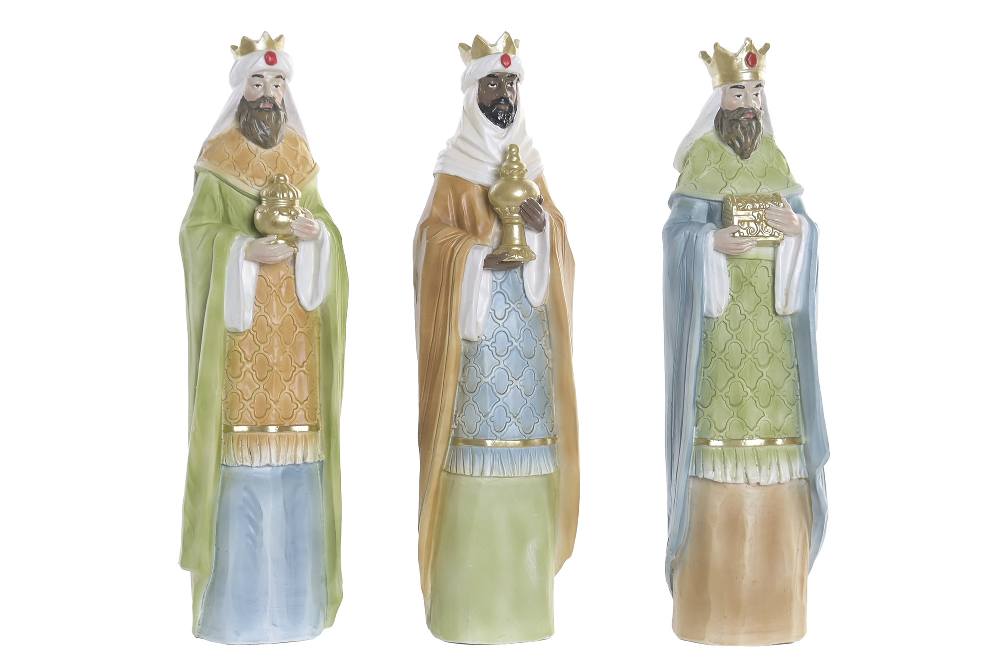 FIGURA RESINA 9X7X31 REYES DE ORIENTE 3 SURT.