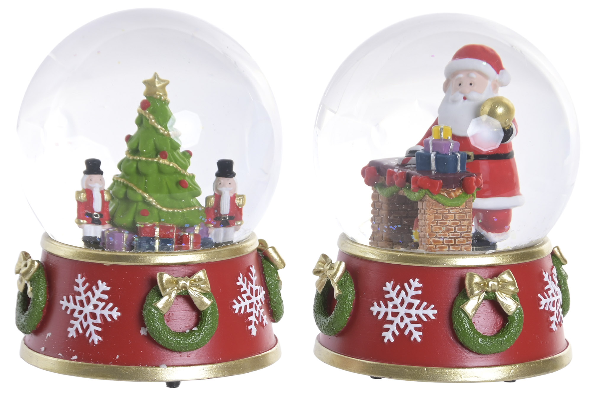 BOLA MUSICAL CRISTAL RESINA 10X10X13,5 2 SURT.