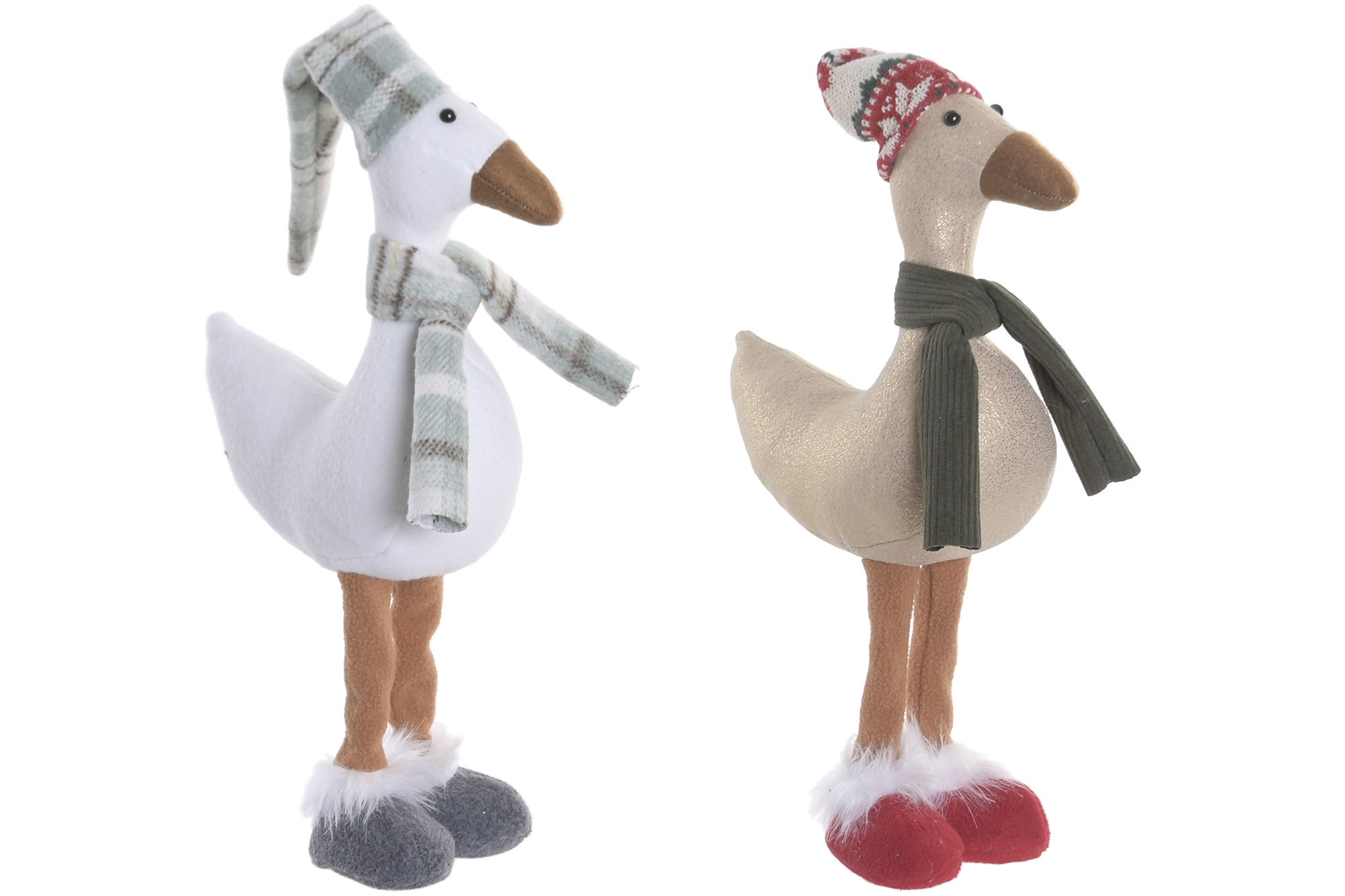 FIGURA POLIESTER 13X22X40 55CM PATO 2 SURT.
