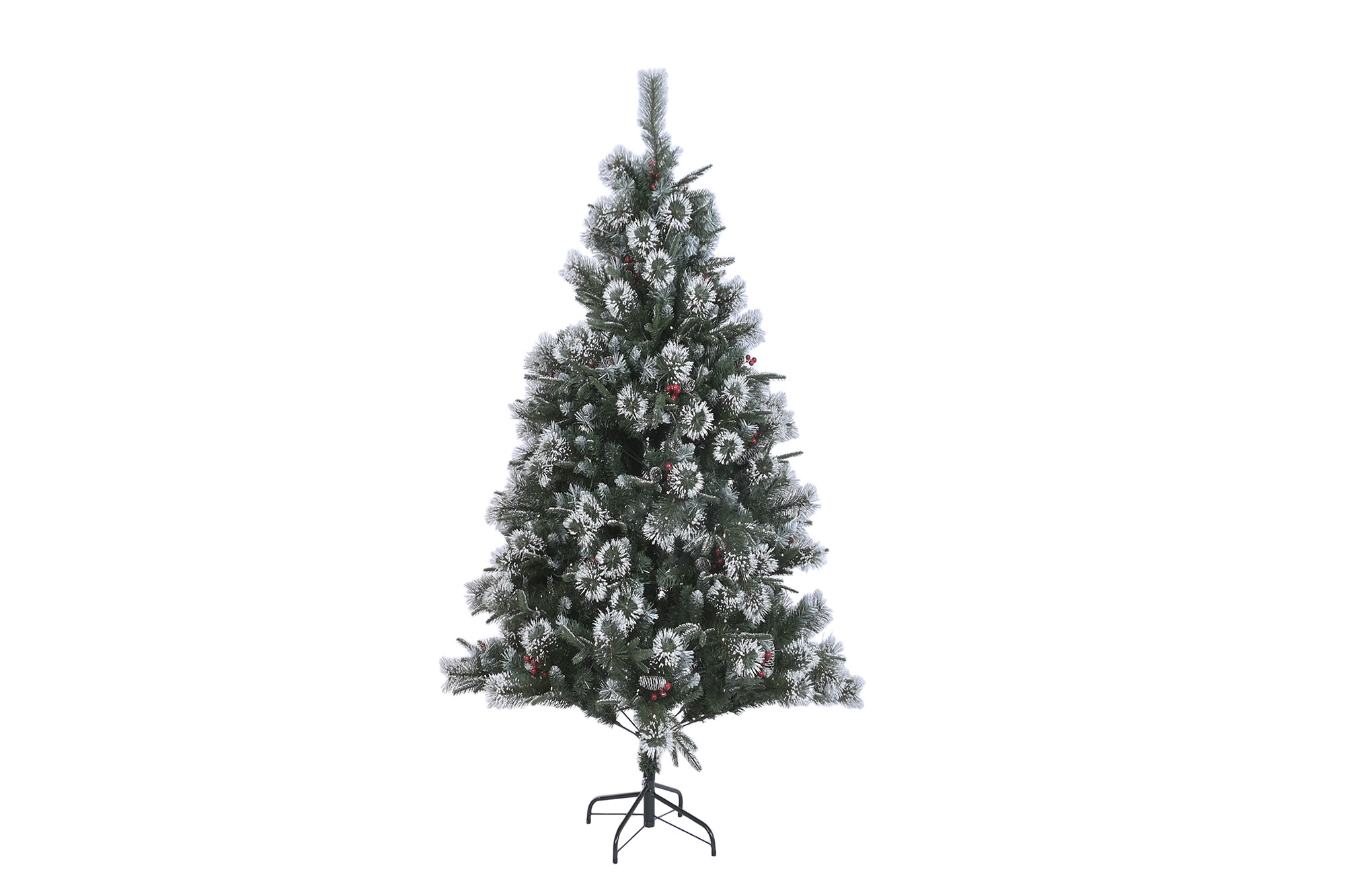 ARBOL LED PVC 116X116X180 300LED 977 RAMAS NEVADO