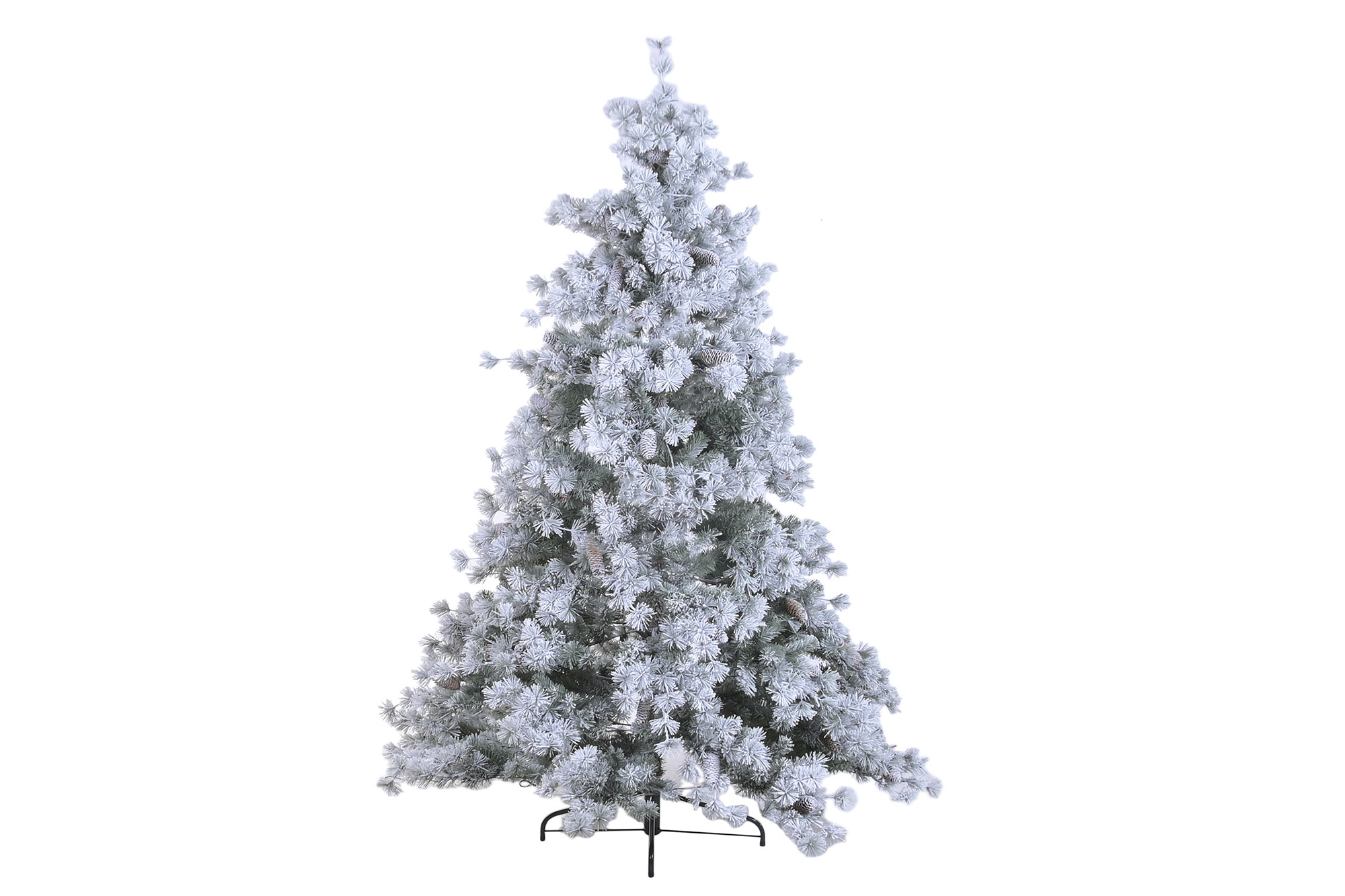 ARBOL LED PVC 130X130X210 350LED 1056 RAMAS NEVADO