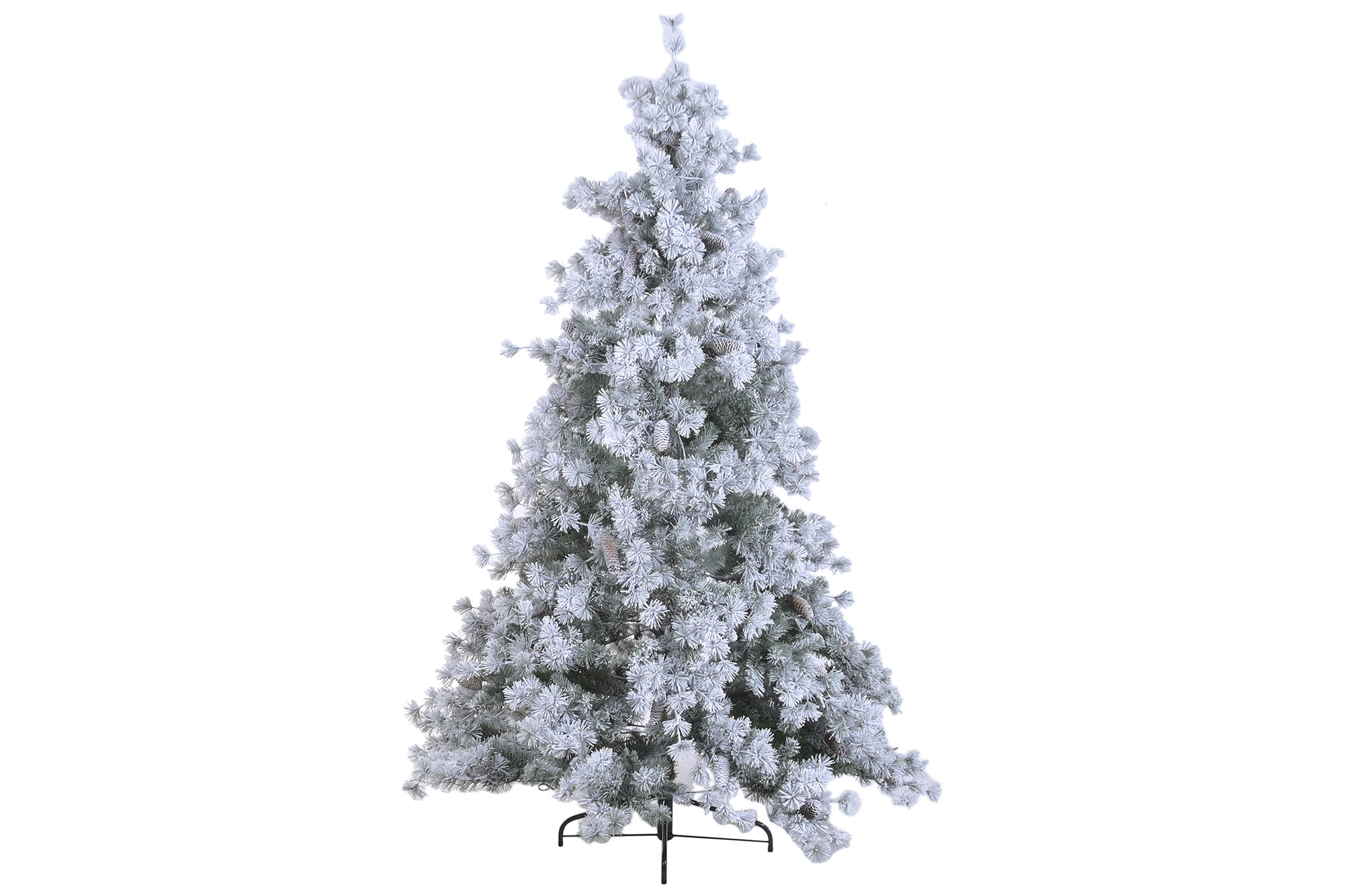 ARBOL LED PVC 140X140X240 550LED 1586 RAMAS NEVADO