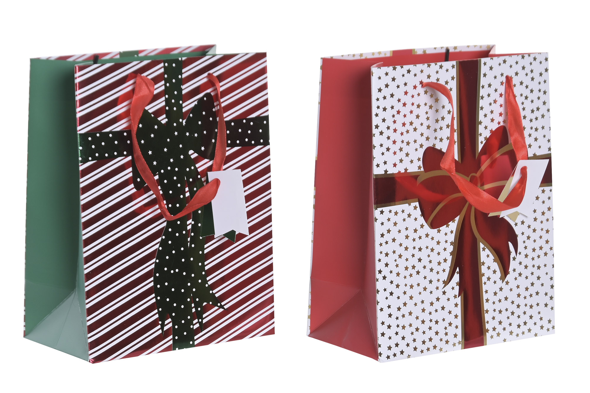 BOLSA PAPEL 18X10X23 210GSM REGALO 2 SURT.