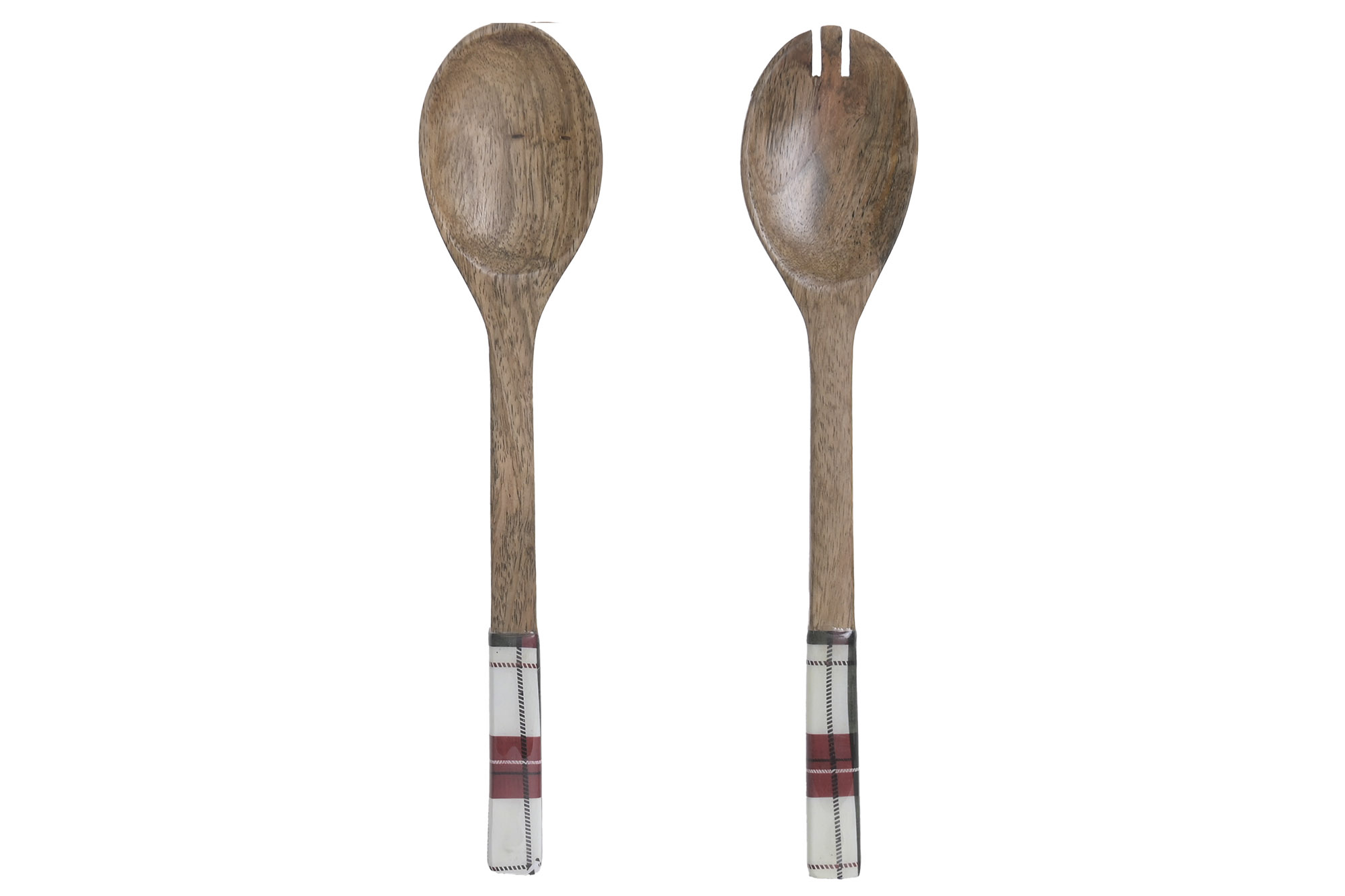 UTENSILIOS SET 2 MANGO 32,5X6,5X1,5 TARTAN LACADO
