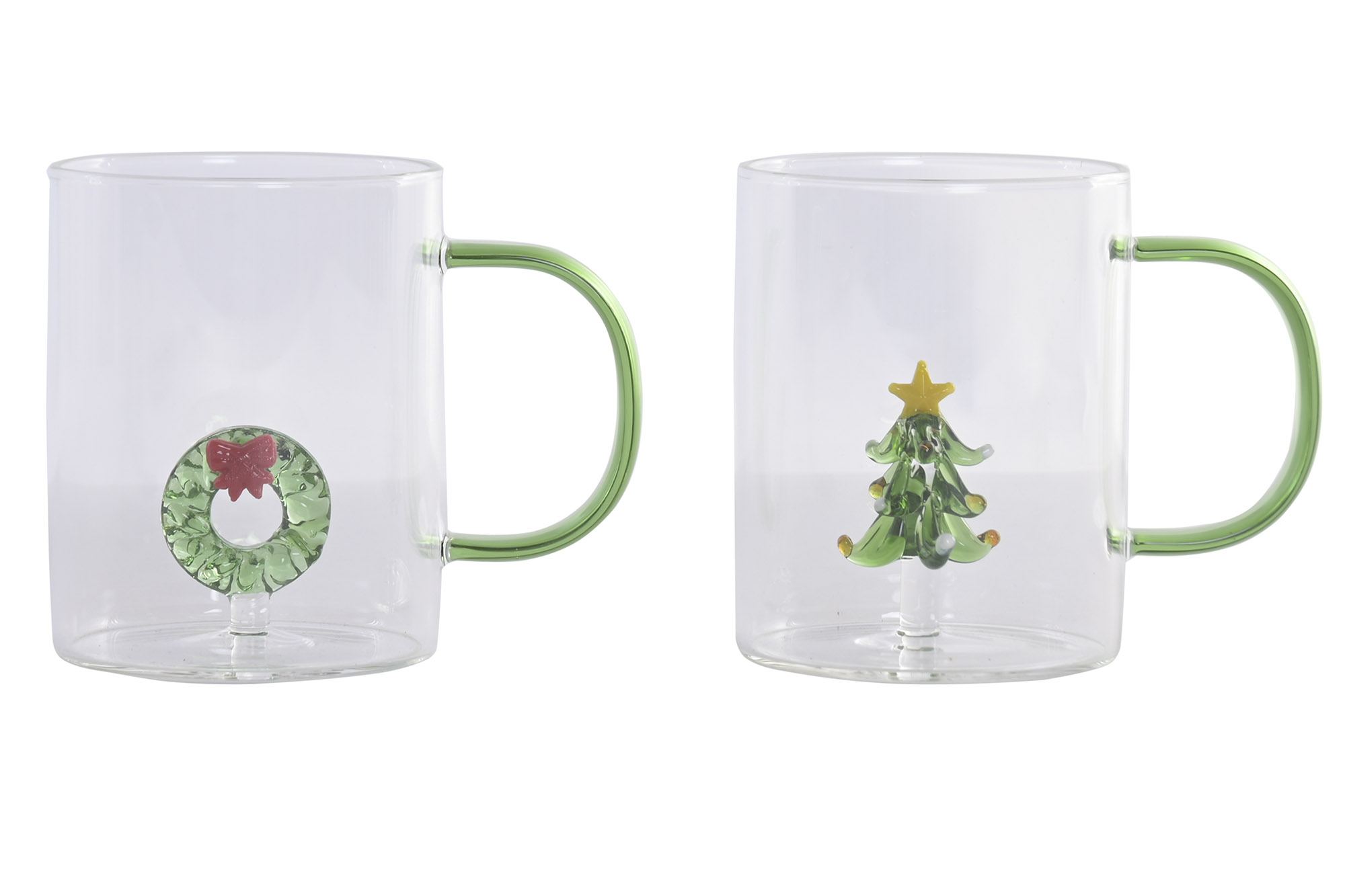 VASO BOROSILICATO 8X8X9,4 400ML 3D 2 SURT.