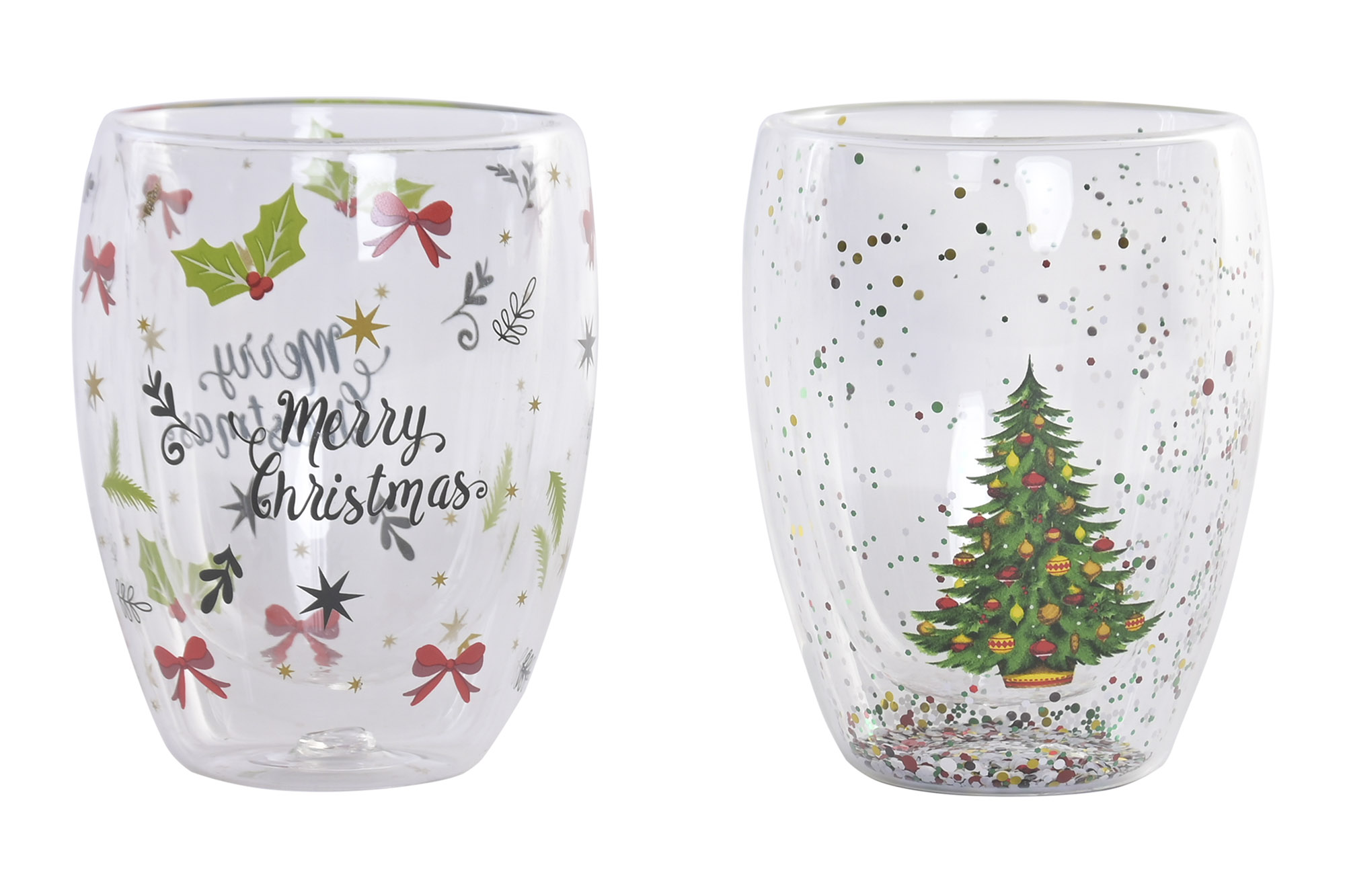 VASO BOROSILICATO 8X8X11,6 350ML DOBLE 2 SURT.