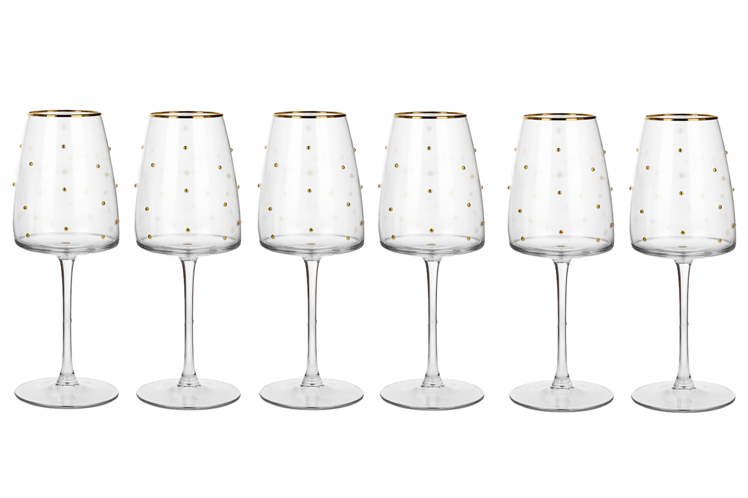 COPA SET 6 CRISTAL 7,7X7,7X20 370ML PERLAS 3D