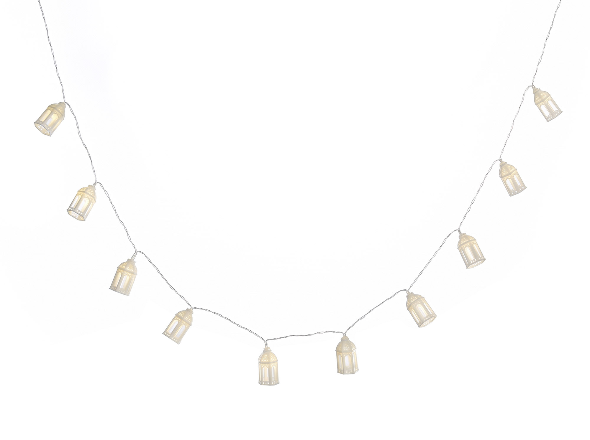 GUIRNALDA LED PVC 150X3X6 10L, 2XA FAROLA BLANCO