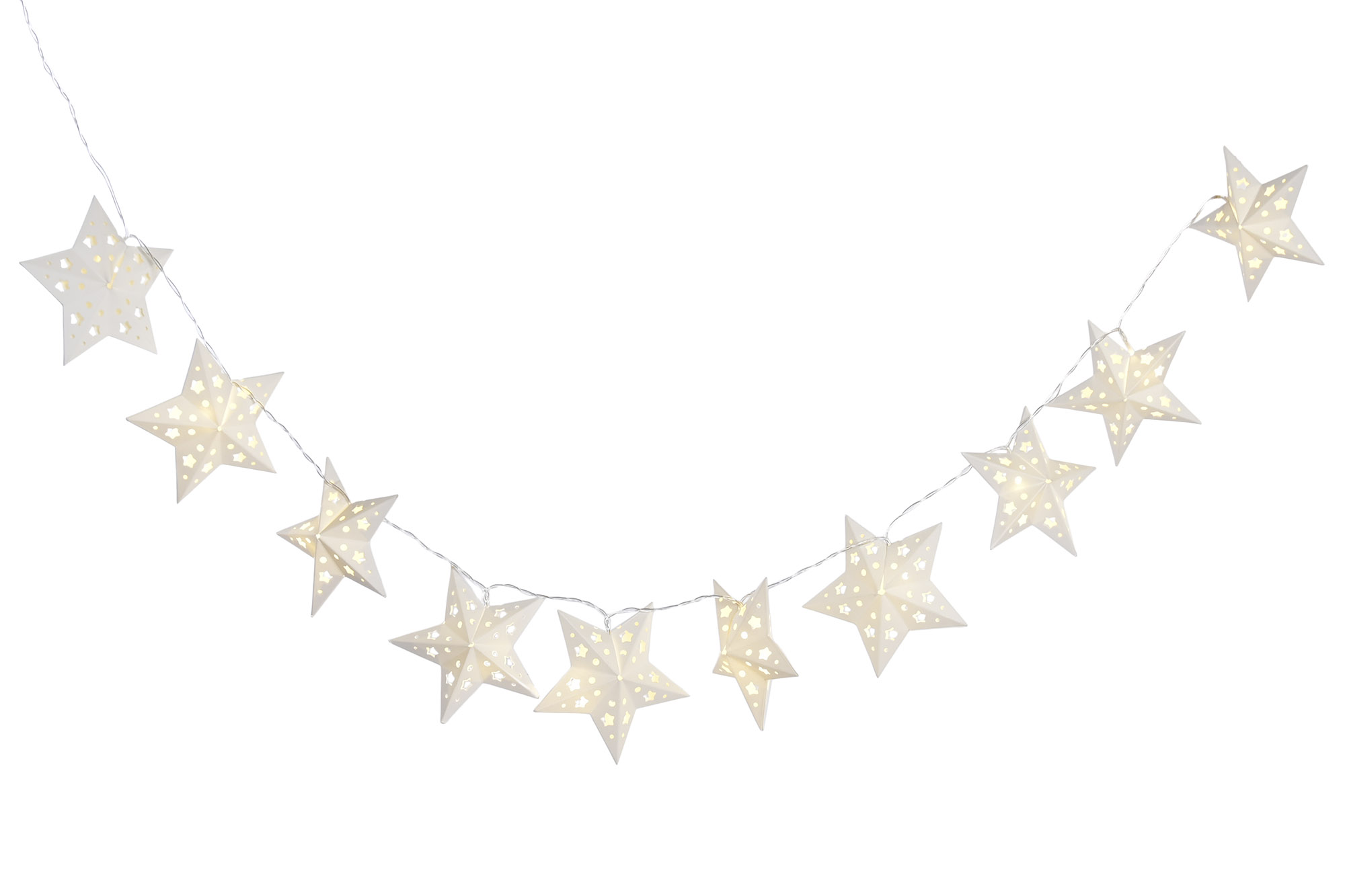 GUIRNALDA LED PVC 150X2X13 10L, 2XA ESTRELLA