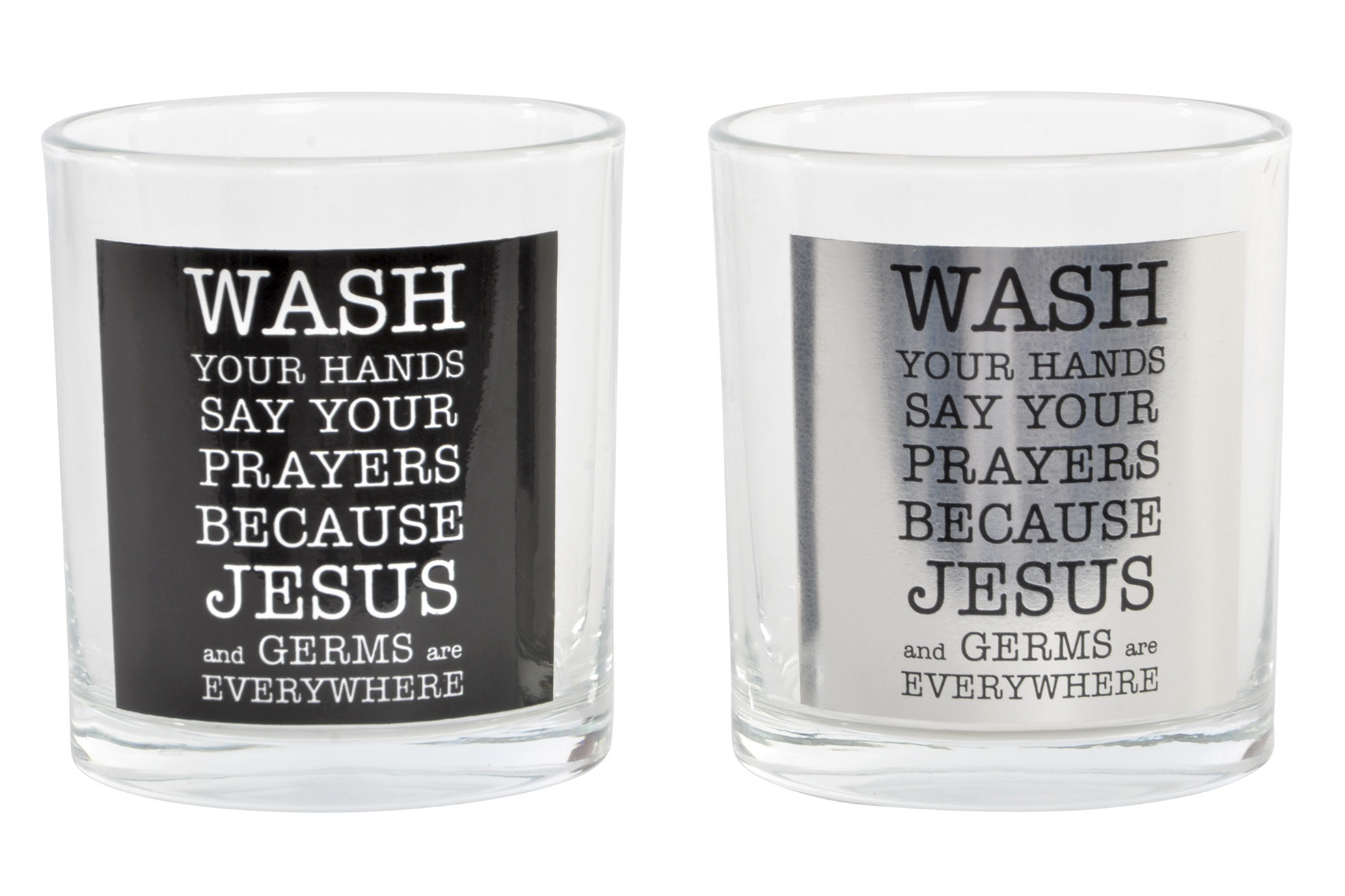 VASO CRISTAL 8X9 CROMADO 2 SURT.
