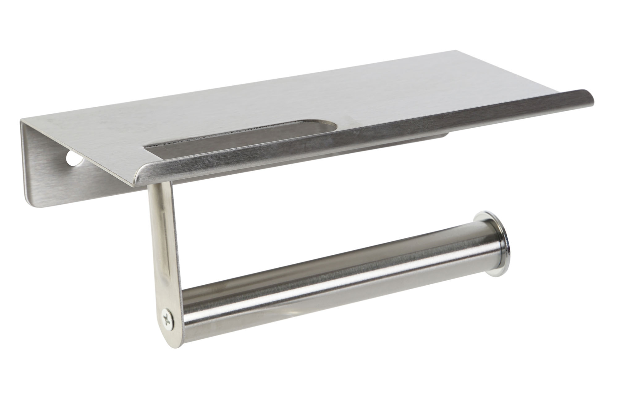 PORTARROLLOS INOX 18X9,7X7,5 MATE PLATEADO