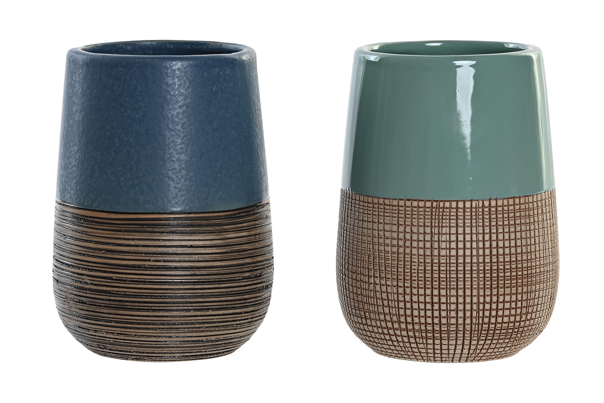 VASO GRES 7,5X7,5X11 2 SURT.