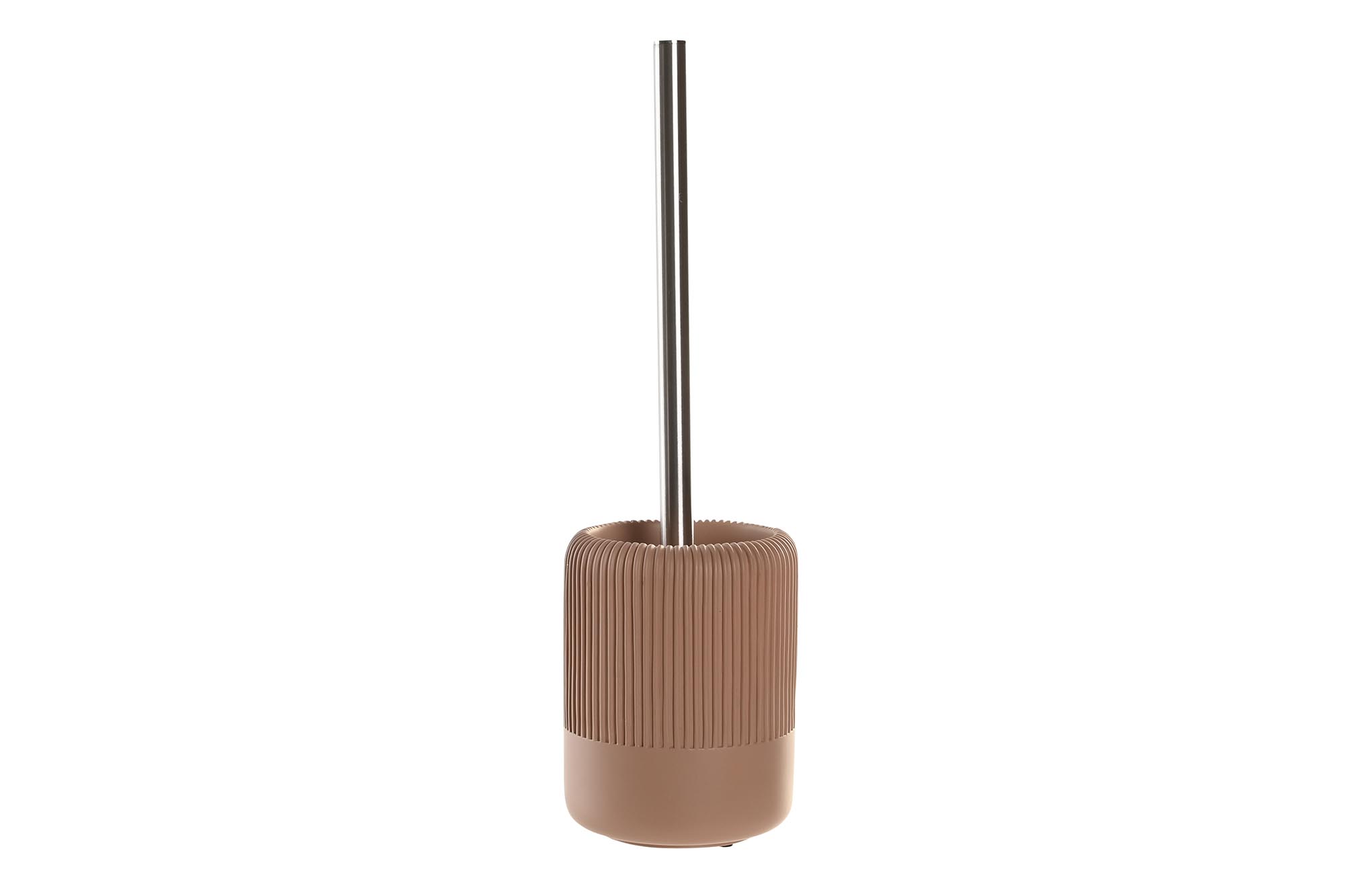 ESCOBILLERO CEMENTO INOX 11X11X36,5 MATE TERRACOTA