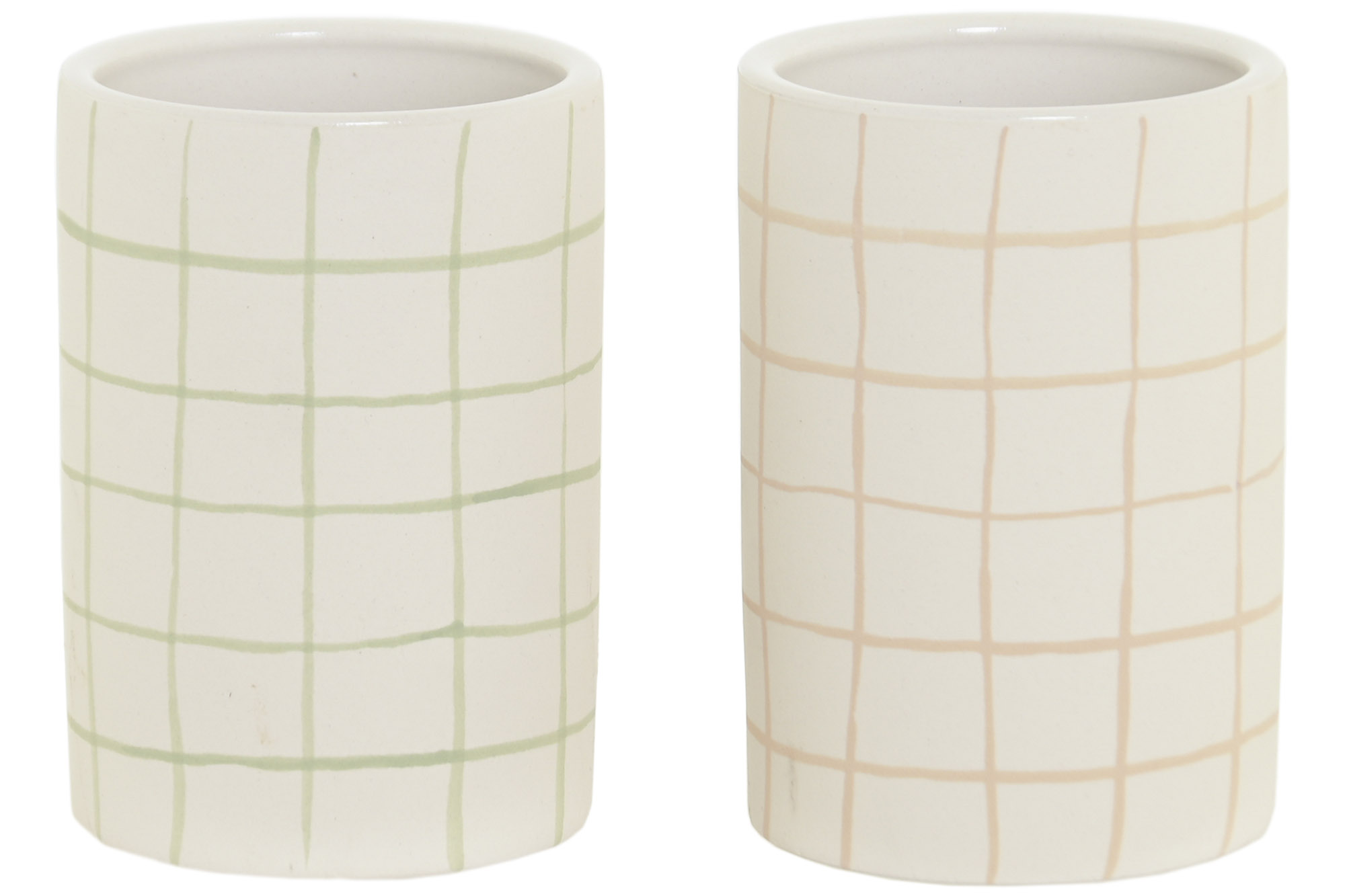 PORTACEPILLOS CERAMICA 7X7X10,5 PORTACEPILLOS 2 SU