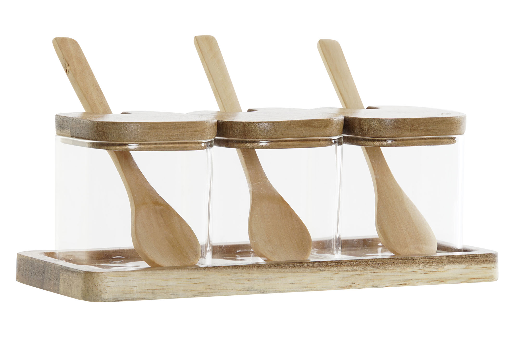 AZUCARERO SET 3 BOROSILICATO 20,5X8X1,5 150ML,