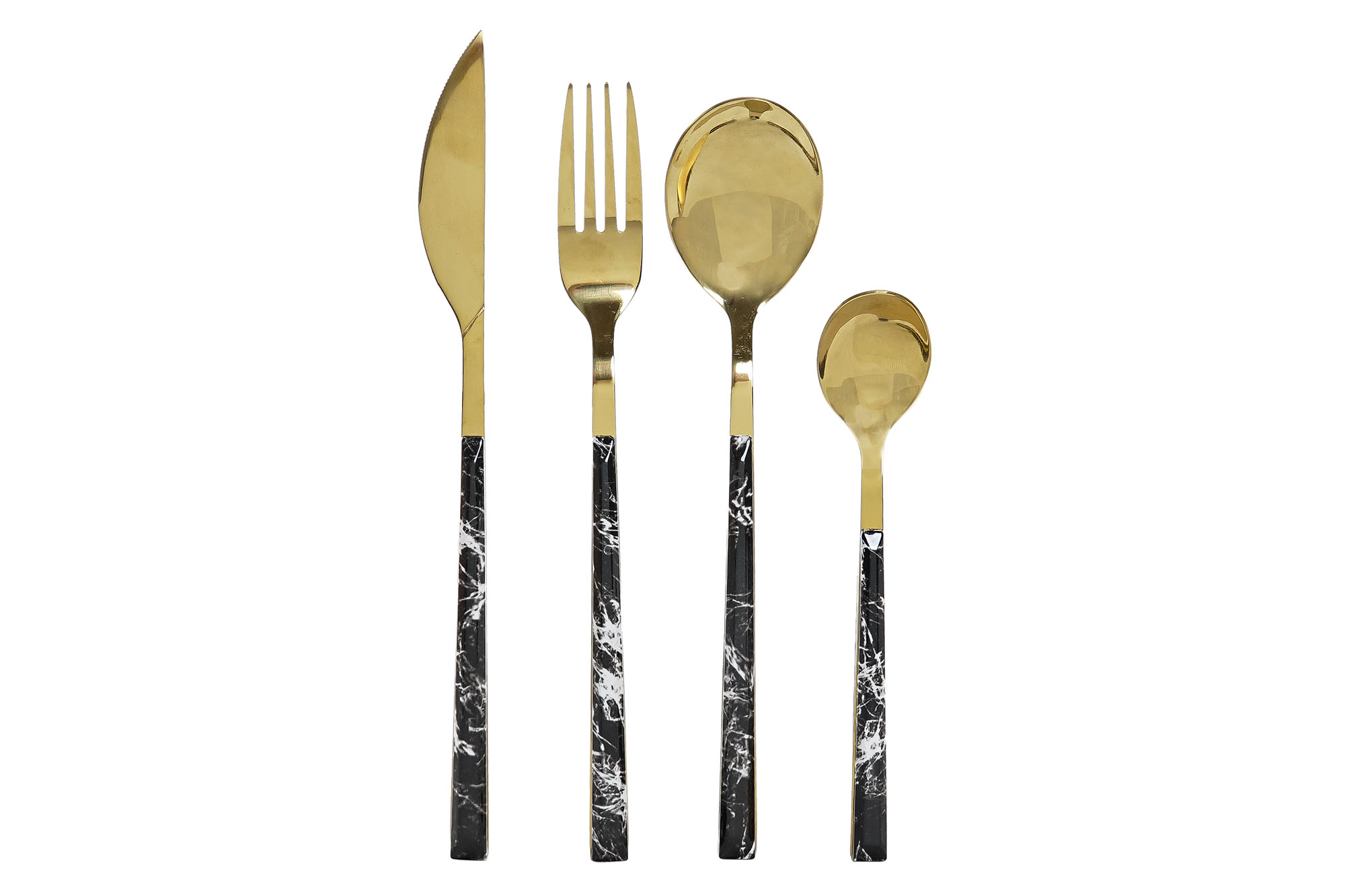 CUBERTERIA SET 16 INOX 2X1,2X22,5 2MM SIMIL MARMOL 1