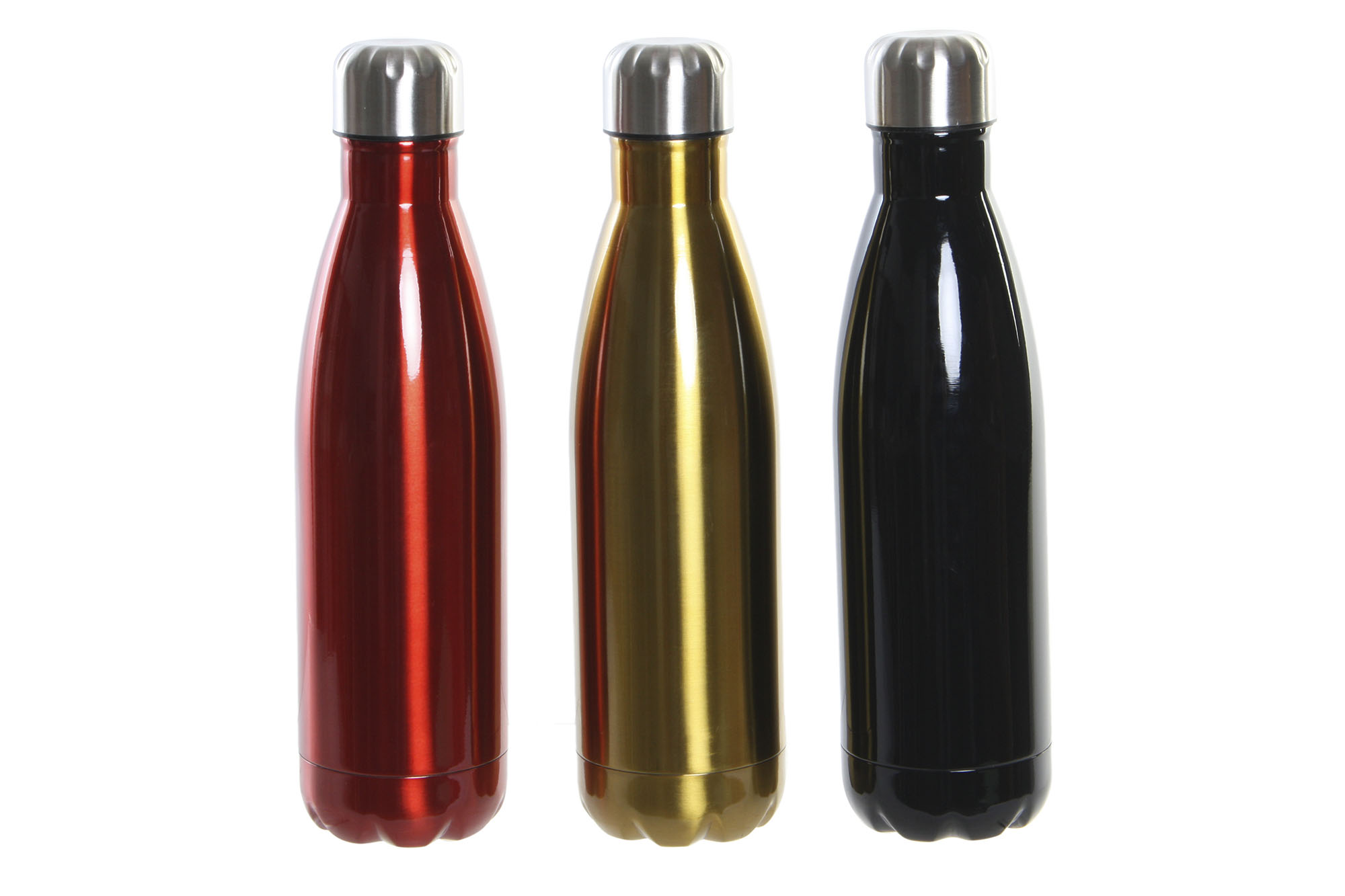 TERMO INOX PP 6,5X6,5X26 500ML DOBLE PARED 3 SURT.