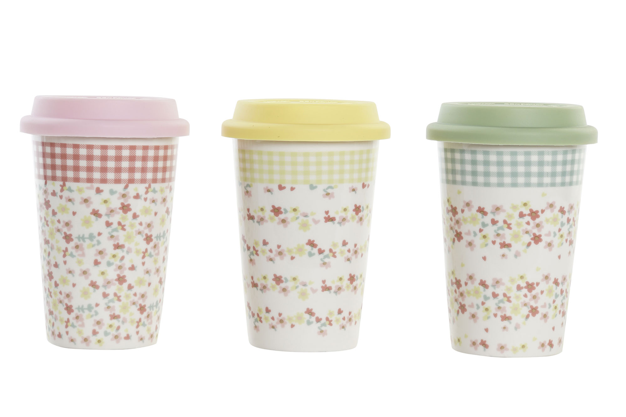 MUG PORCELANA 9,5X9,5X14 400 ML, VICHY 3 SURT.